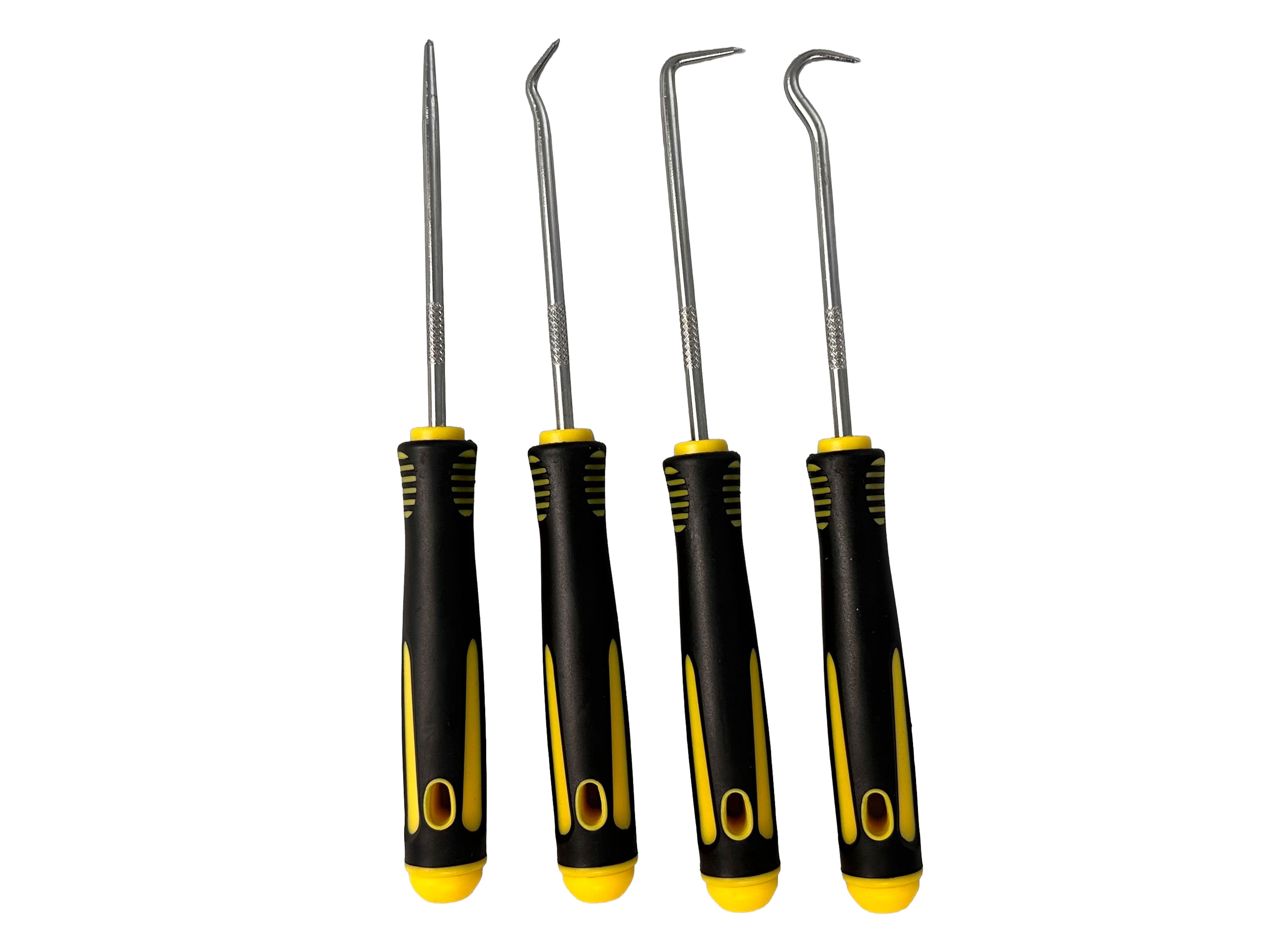 Háčiky na vyberanie tesnenia, sada 4ks Gebo Tools