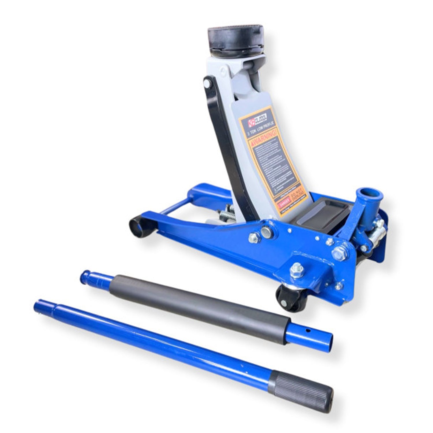 Hydraulický nízkoprofilový pojazdný zdvihák - žaba, s dvojitým piestom 3t, KB Global