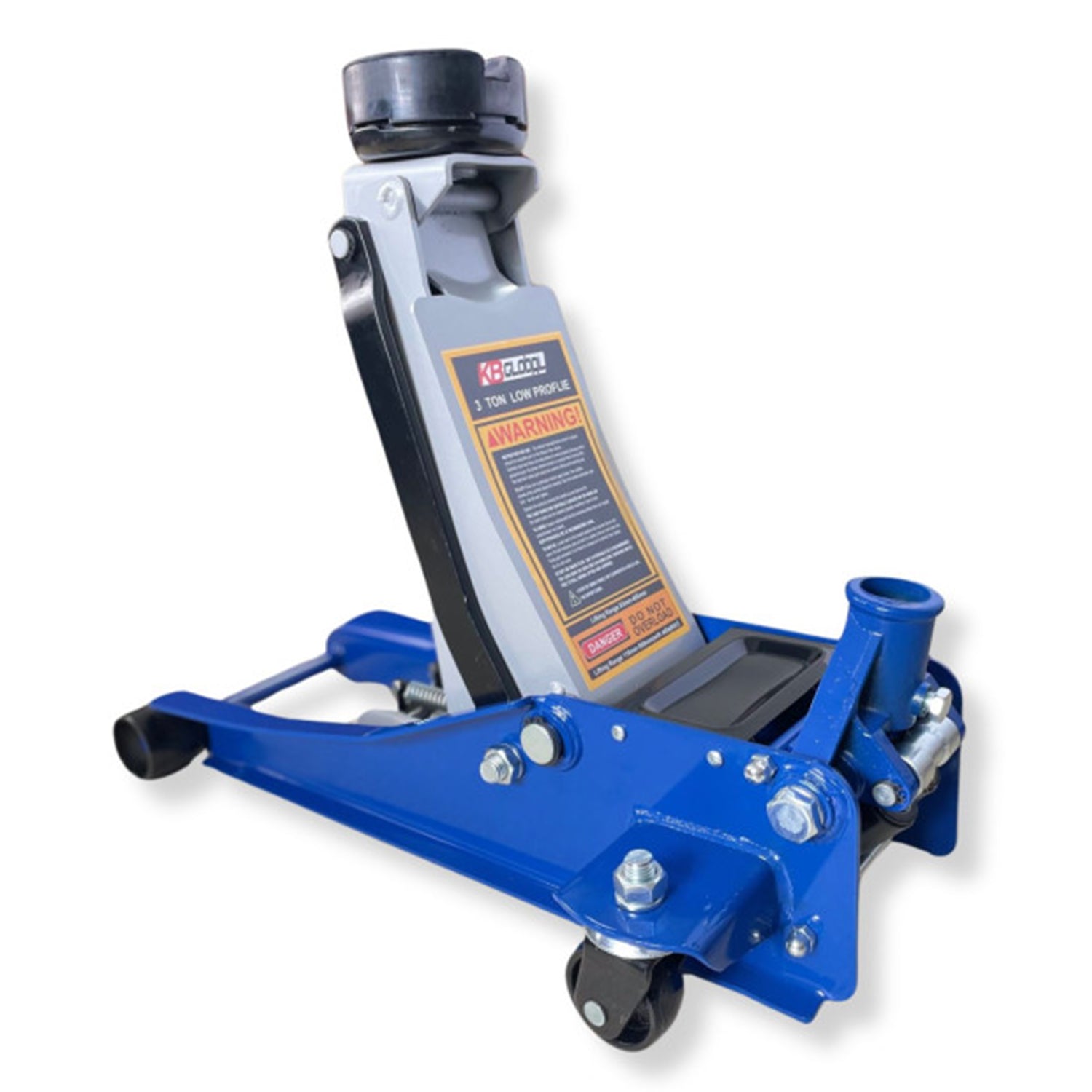 Hydraulický nízkoprofilový pojazdný zdvihák - žaba, s dvojitým piestom 3t, KB Global