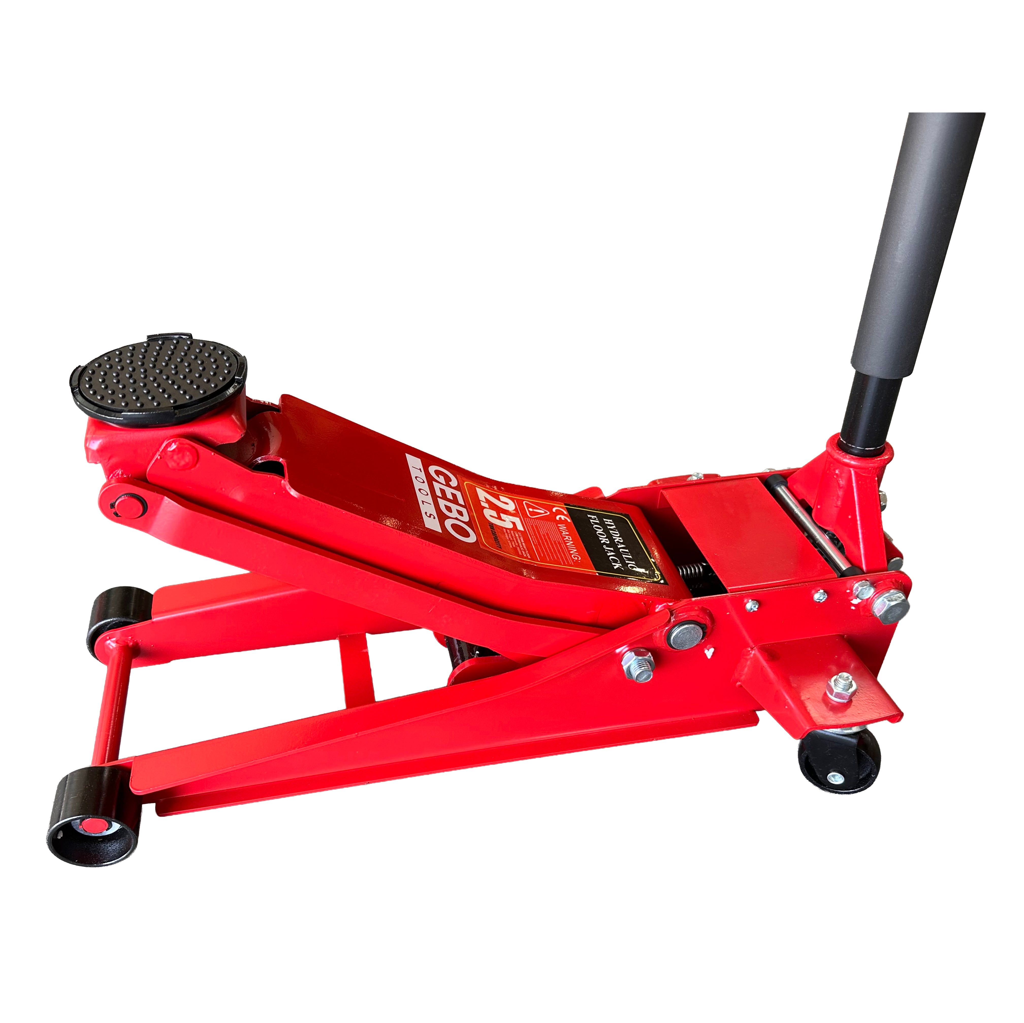 Hydraulický nízkoprofilový pojazdný zdvihák - žaba, s dvojitým valcom 2,5t, Gebo Tools