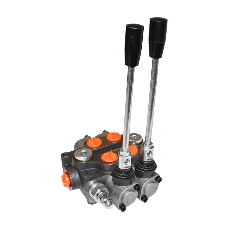 Hydraulický rozvádzač s 2 pákami, 160 - 200bar, 80l/min, -30 až +70°C, RA14