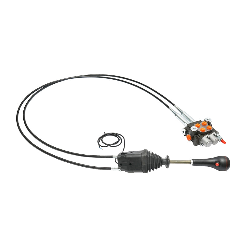 Hydraulický rozvádzač s joystickom, dĺžka lanka 2m, 250bar, 40l/min, Breckner Germany