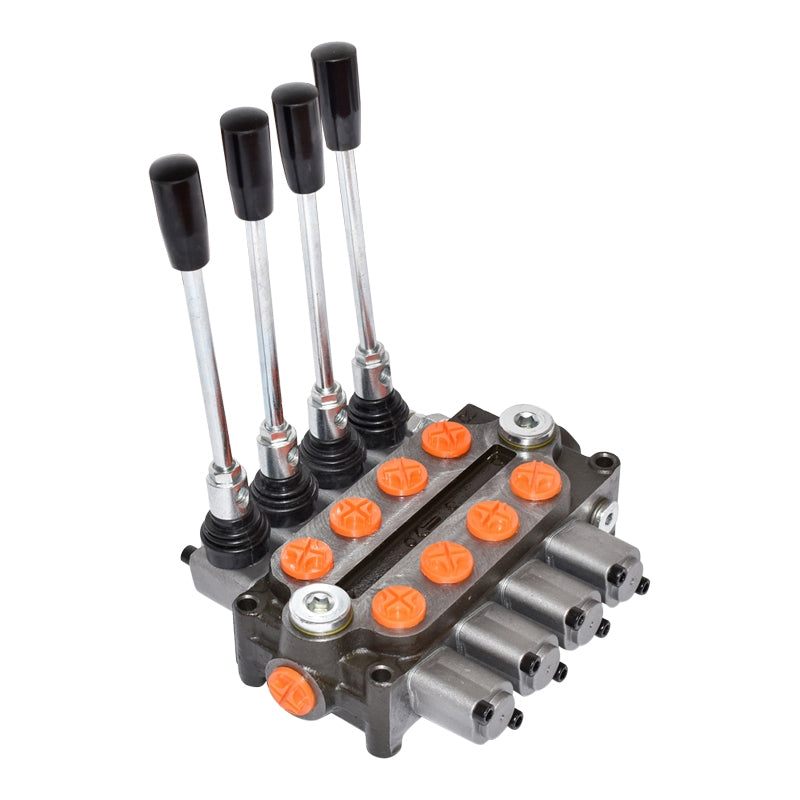 Hydraulický rozvádzač so 4 pákami Breckner Germany