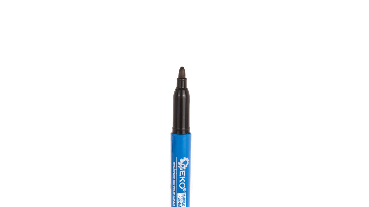 Čierny tenký popisovač - označovač, 2mm, permnentný, sada 5ks
