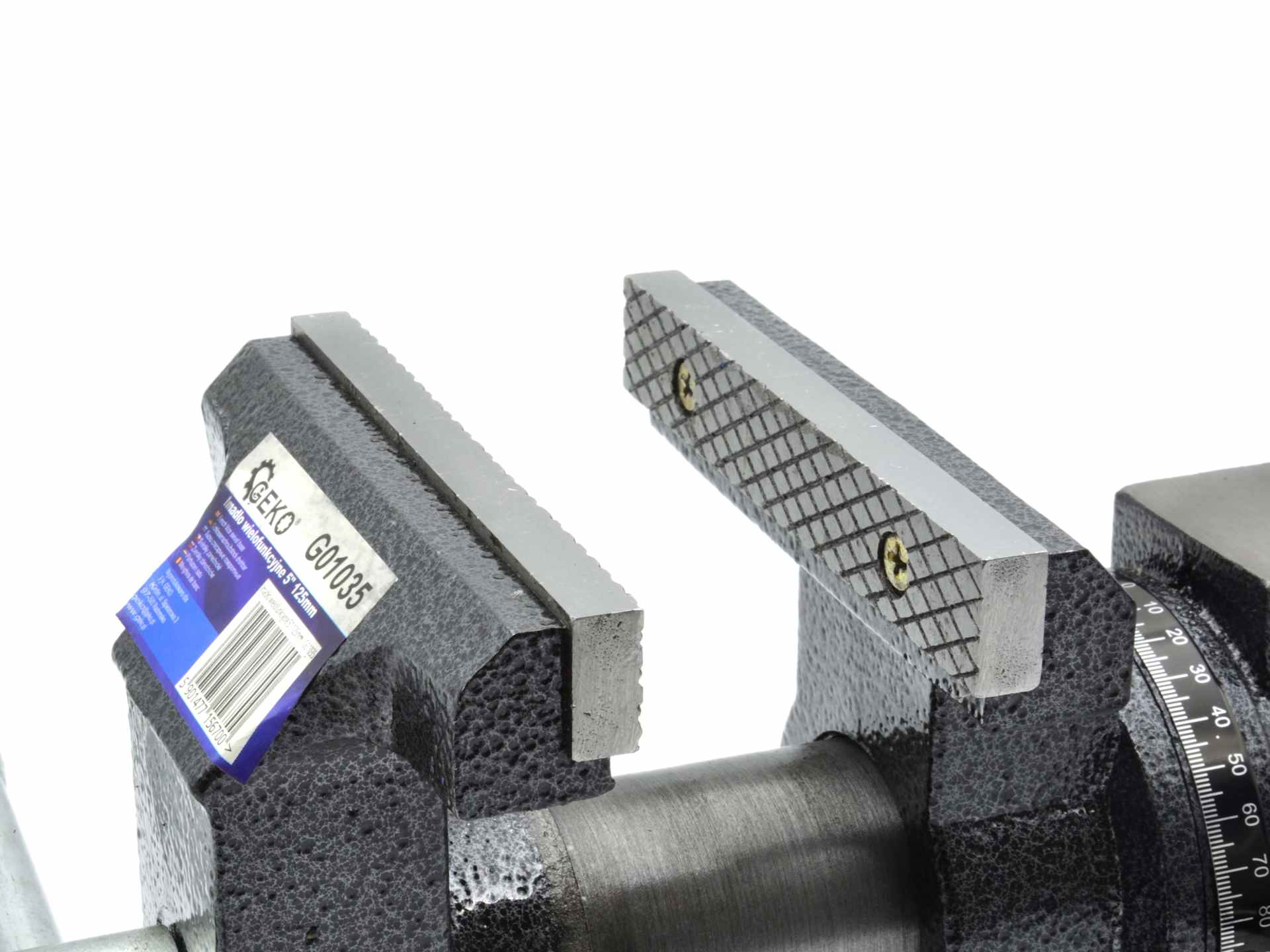 Multifunkčný otočný stolový zverák 125mm