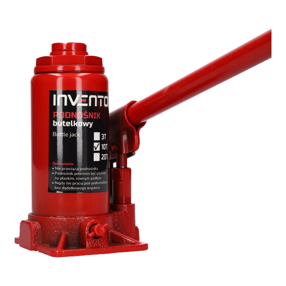 Hydraulický valcový zdvihák fľaškový - panenka 10t Invento