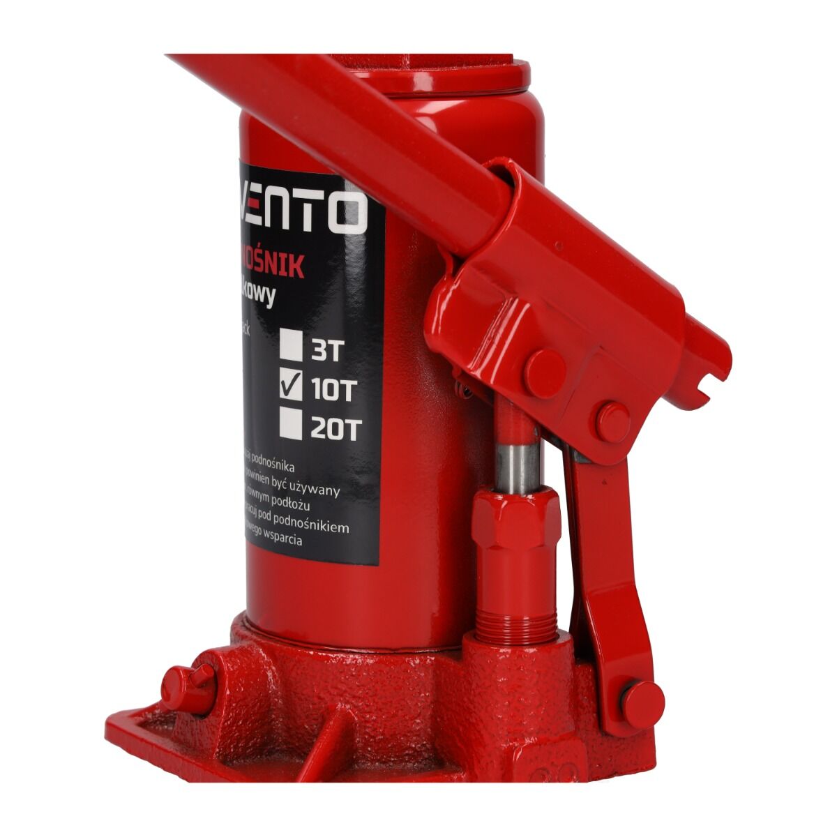 Hydraulický valcový zdvihák fľaškový - panenka 10t Invento