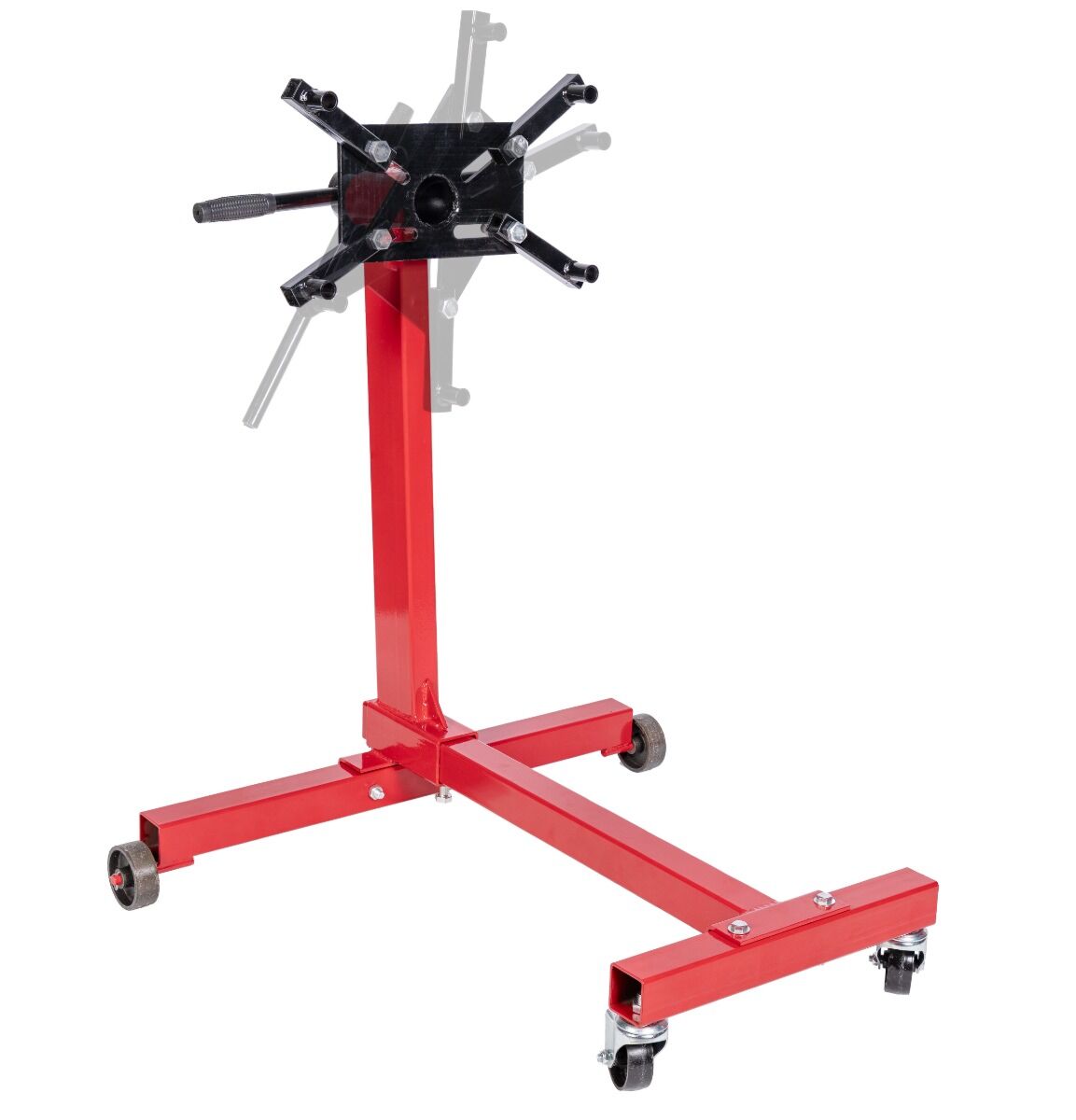 Držiak - stojan na motor, otočný, 450kg, Invento