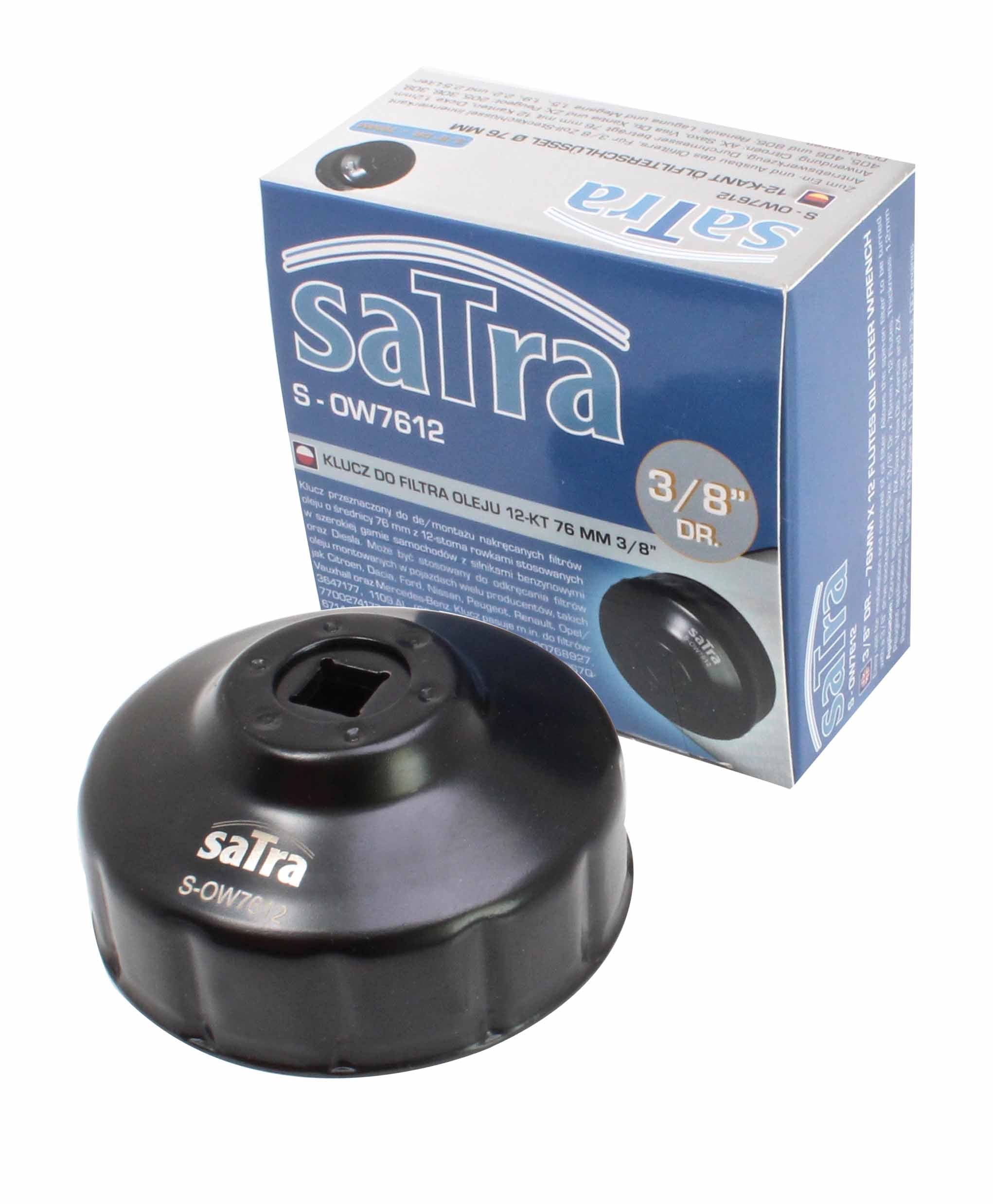 Kľúč na olejový filter 12 x 76mm 3/8'' Satra