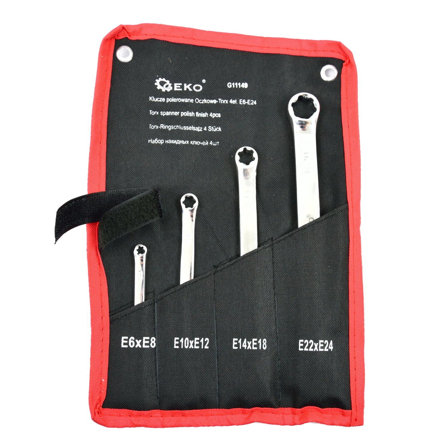 Sada očkových torx kľúčov profil-e e6-e24