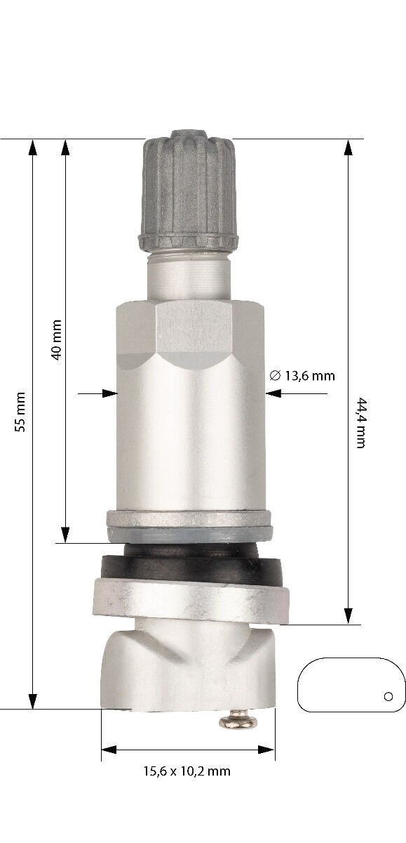 Kovový ventil pre snímač TPMS 562-3901