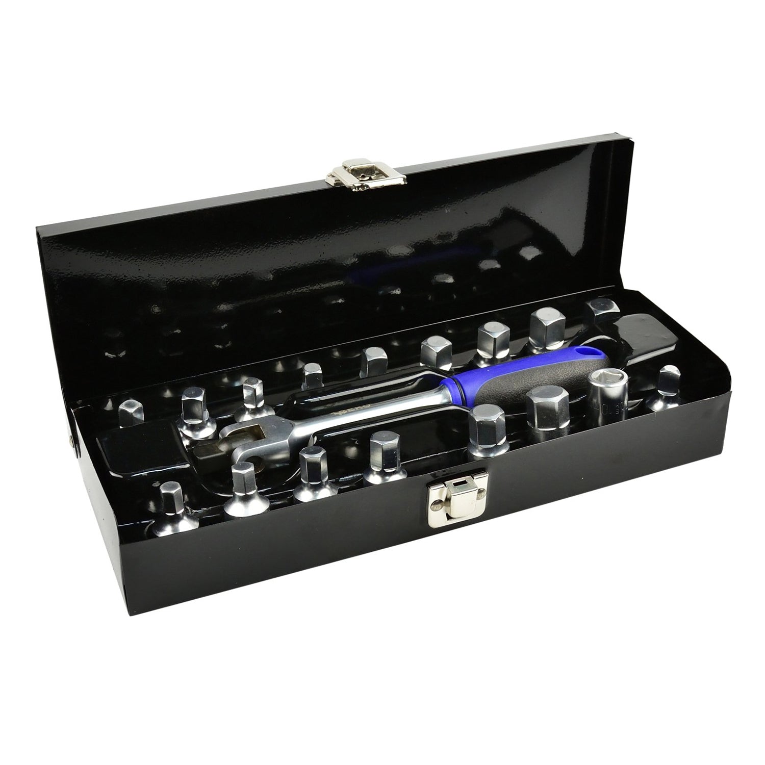 Sada kľúčov - nadstavcov na zátky olejových vaní 3/8'' 18ks