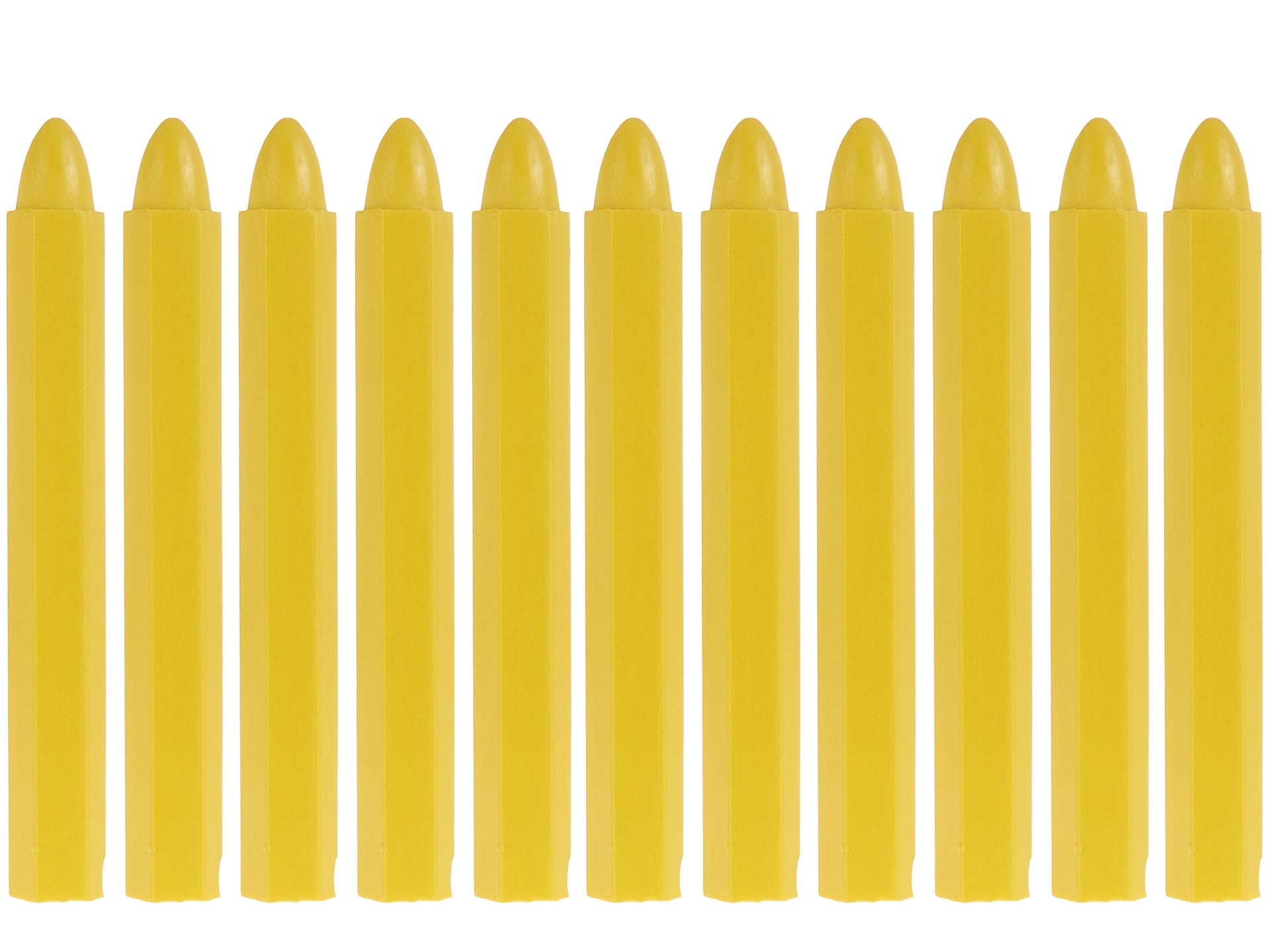 Súprava 10 žltých kried na značenie pneumatík 12x110 mm