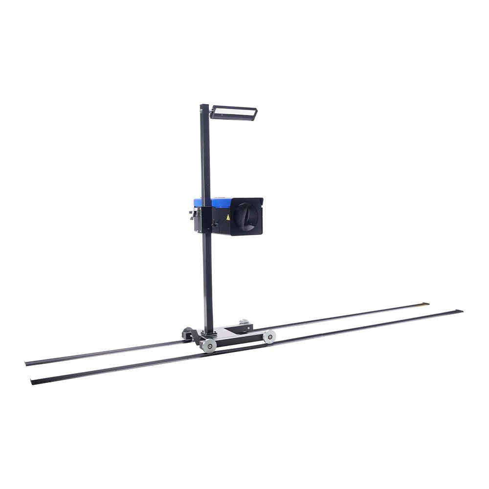 Profesionálne zariadenie na nastavenie svetlometov, s laserovým zameraním, regloskop, Fluxon Holandsko