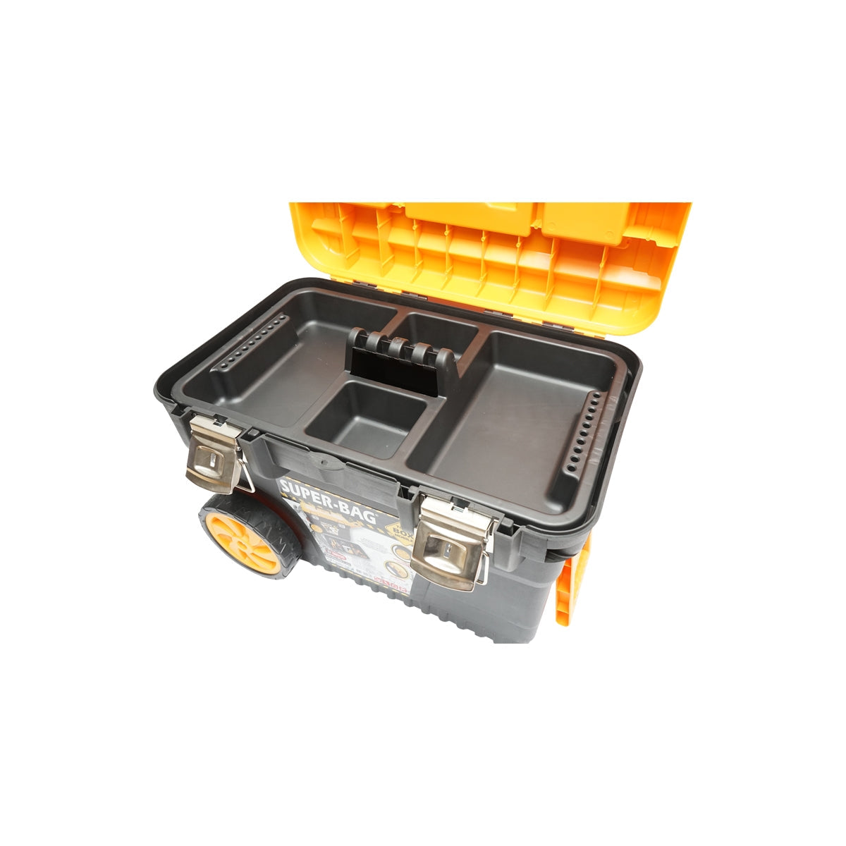 Kufrík - box na náradie s kolieskami, heavy duty, 652x400x420mm