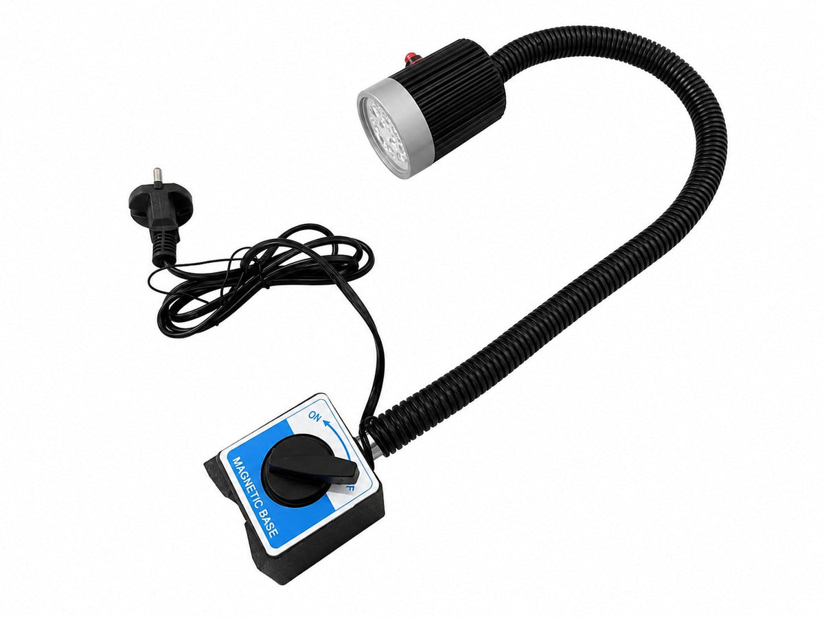LED dielenská pracovná lampa s magnetickou základňou 3W, 230V, Gebo Tools