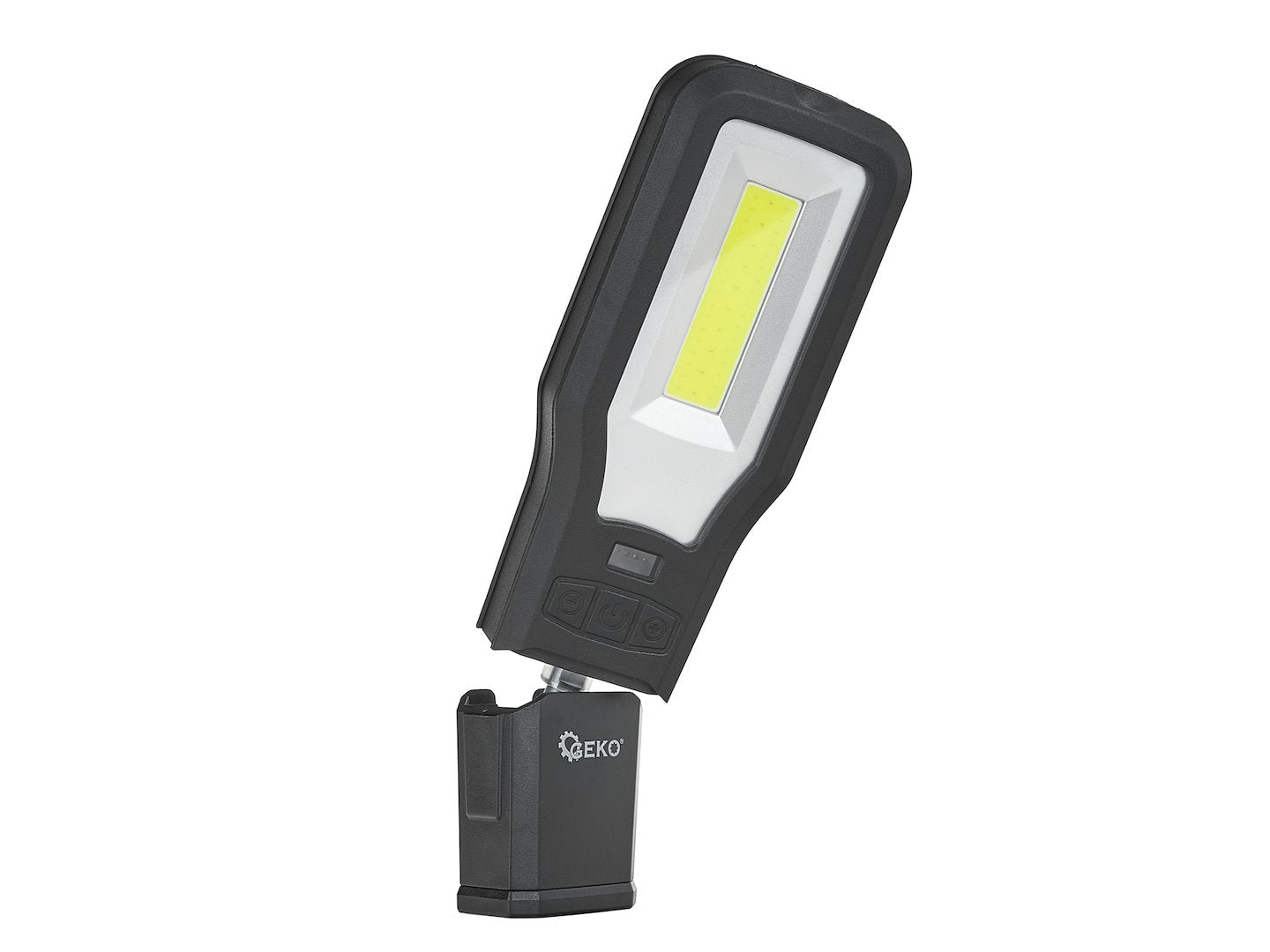 LED COB dielenská pracovná lampa 10W + 5W, nabíjateľná, s magnetom, háčikom a stojanom, 2000mAh, 550lm, IP54