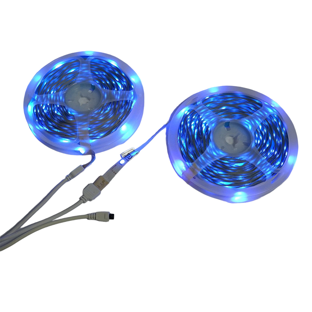 LED pásik smart 2x15m, 24V s diaľkovým a hlasovým ovládaním, bluetooth, USB aplikáciou, 30m RGB IP20 Breckner Germany