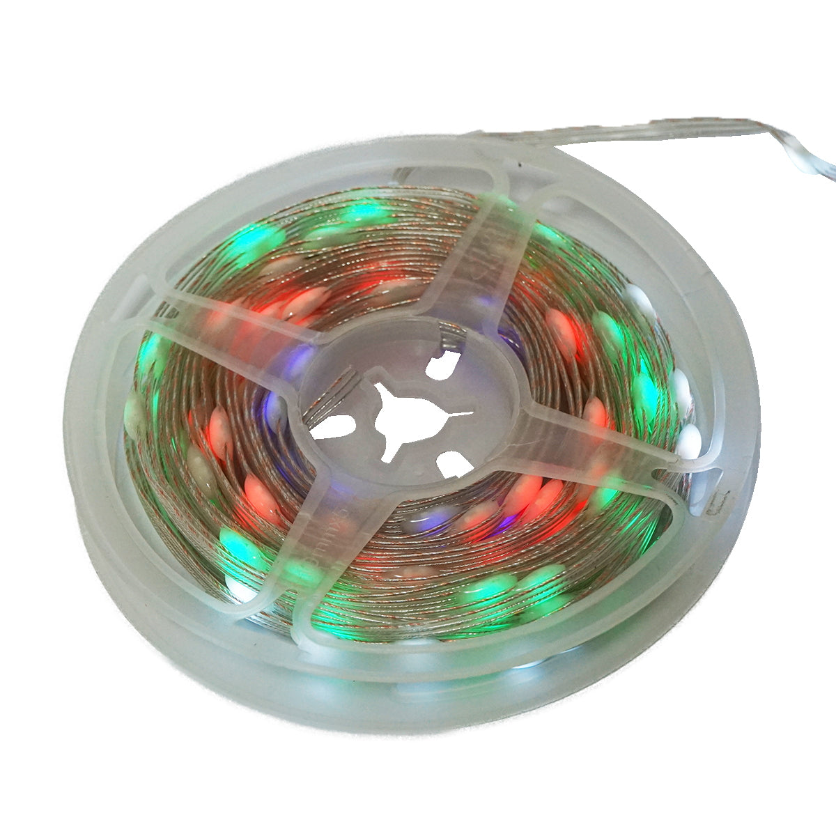 LED pásik so solárnym panelom 5V, 10m, diaľkové ovládanie, RGB+IC IP65 Breckner Germany
