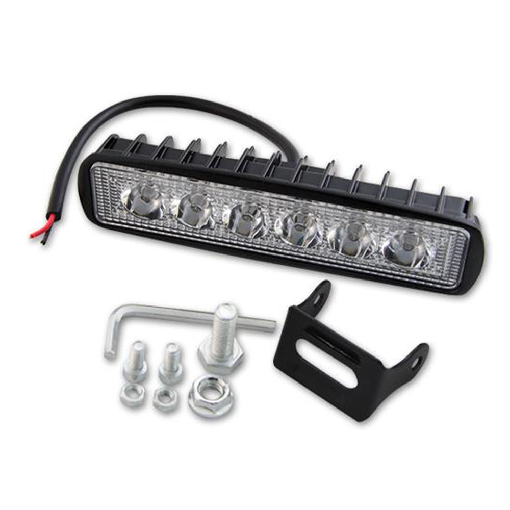 LED reflektor - rampa na auto 18V, 10 - 32V, 6 lediek