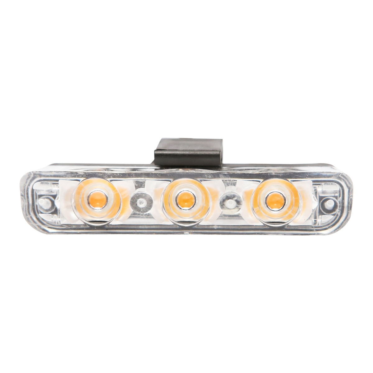 LED stroboskop - svetelná LED rampa, 3 LED, žlté svetlo 12V Breckner Germany