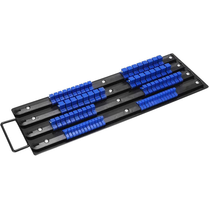 Lišty na nástrčné hlavice - kľúče 1/4″ 3/8″ 1/2″ pre 80ks, Resser