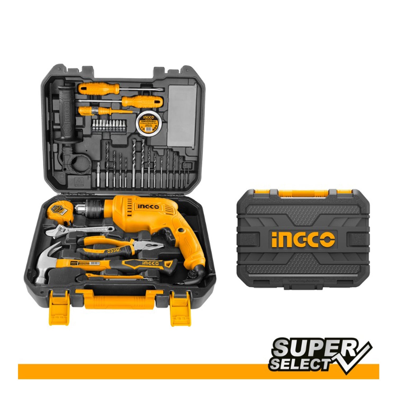 Súprava náradia 115 kusov s vŕtačkou 680 w ingco