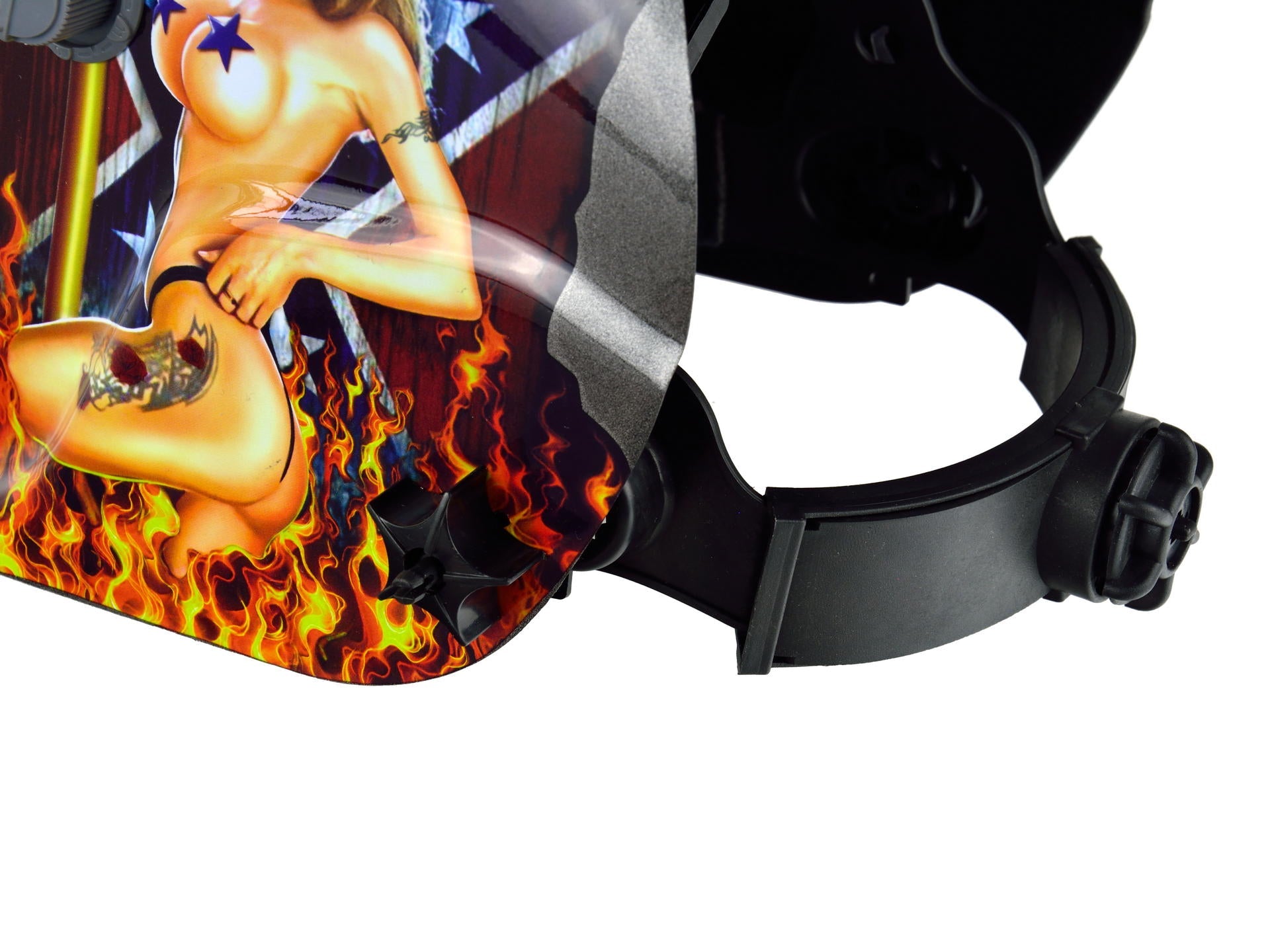 Zváracia prilba s automatickým stmievacím filtrom Profi Flame