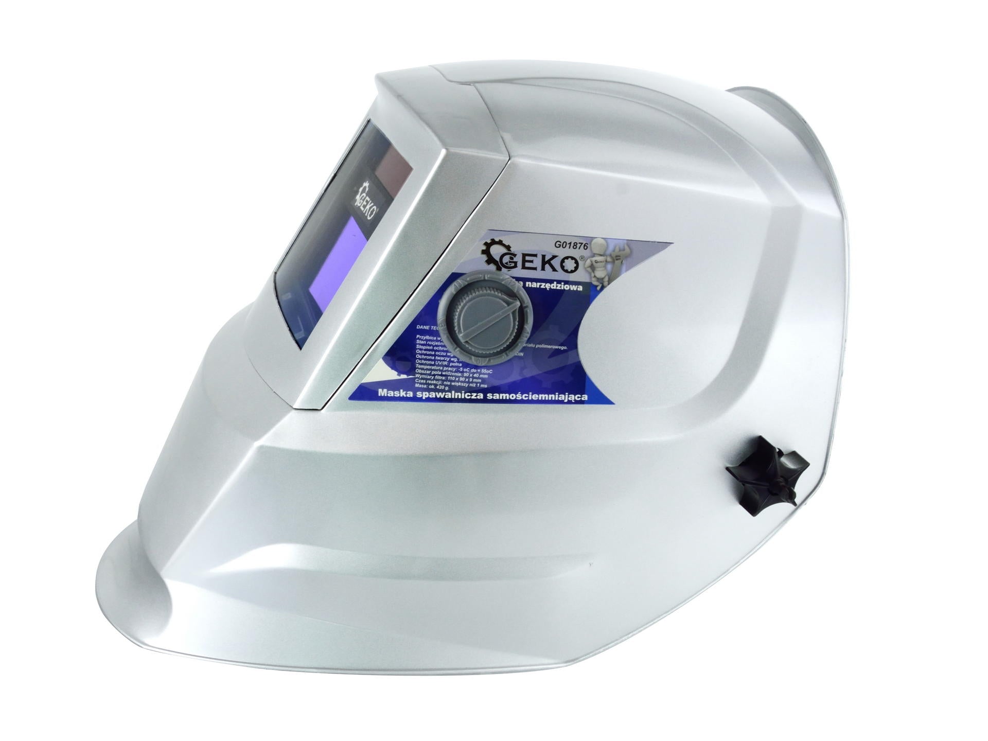 Zváracia maska s automatickým stmievacím filtrom Profi-Grey Geko