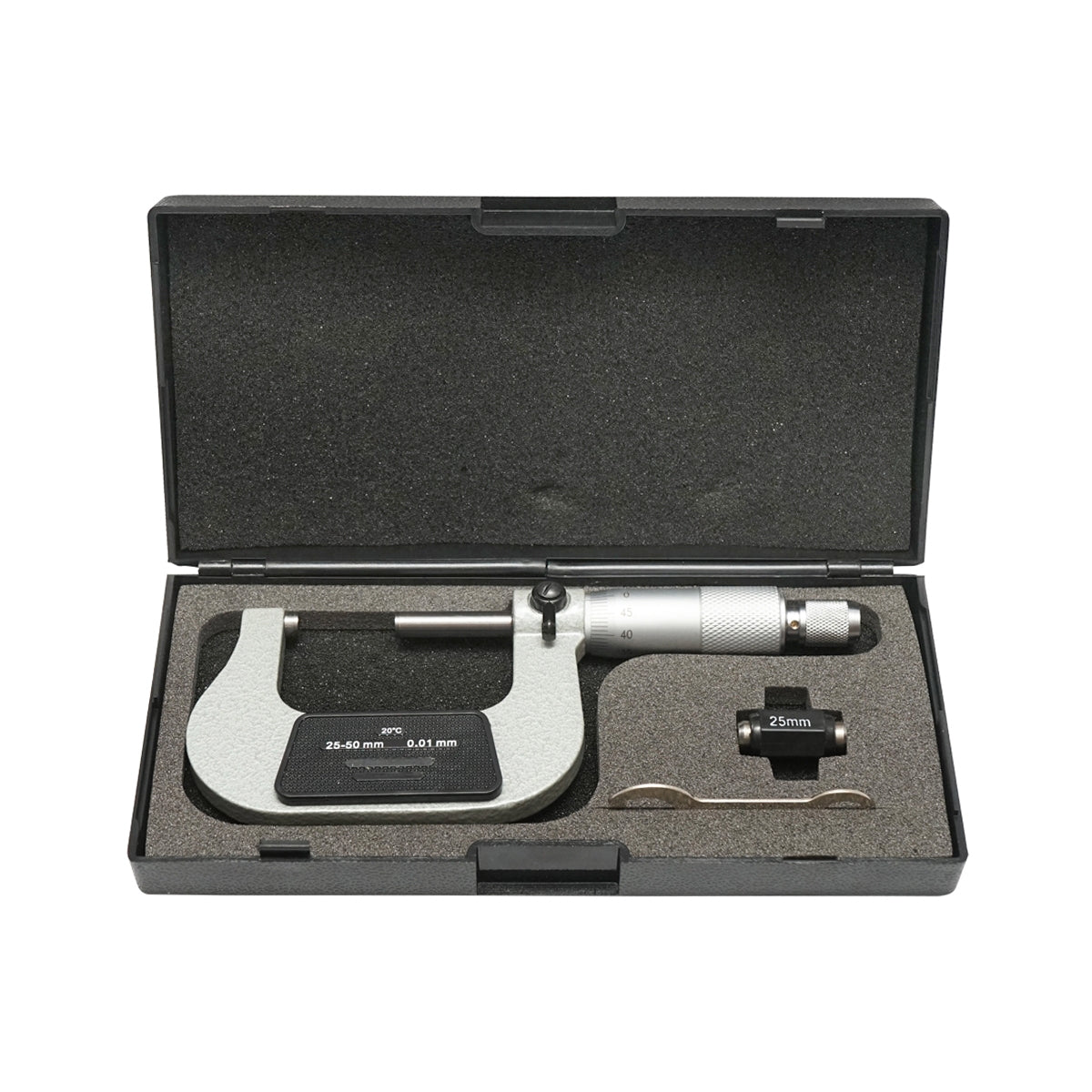Mikrometer, smaltovaný, metrický, 25 - 50mm