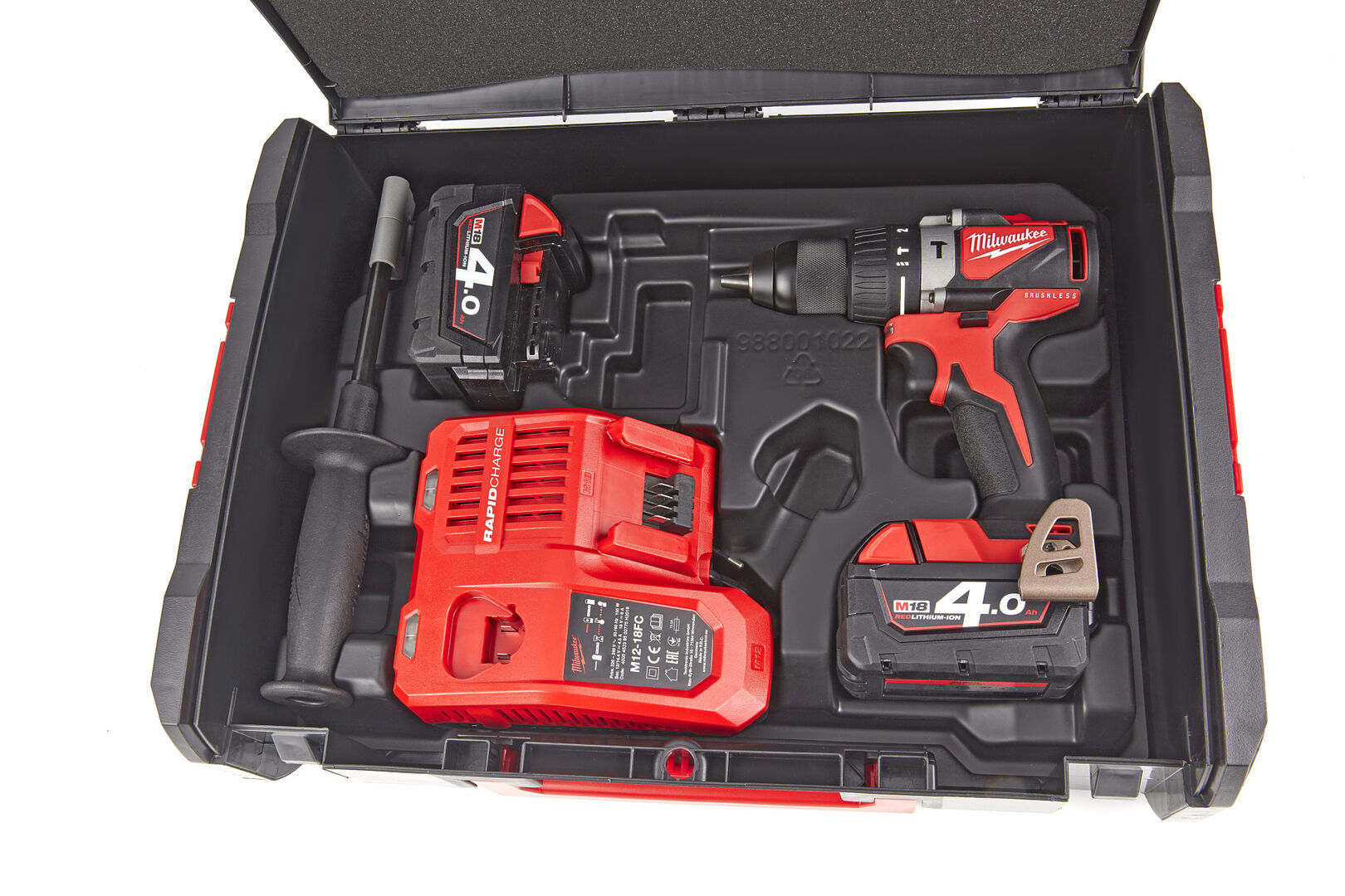 Akumulátorová vŕtačka - skrutkovač 82Nm, 2 akumulátory 18V 4,0Ah Milwaukee