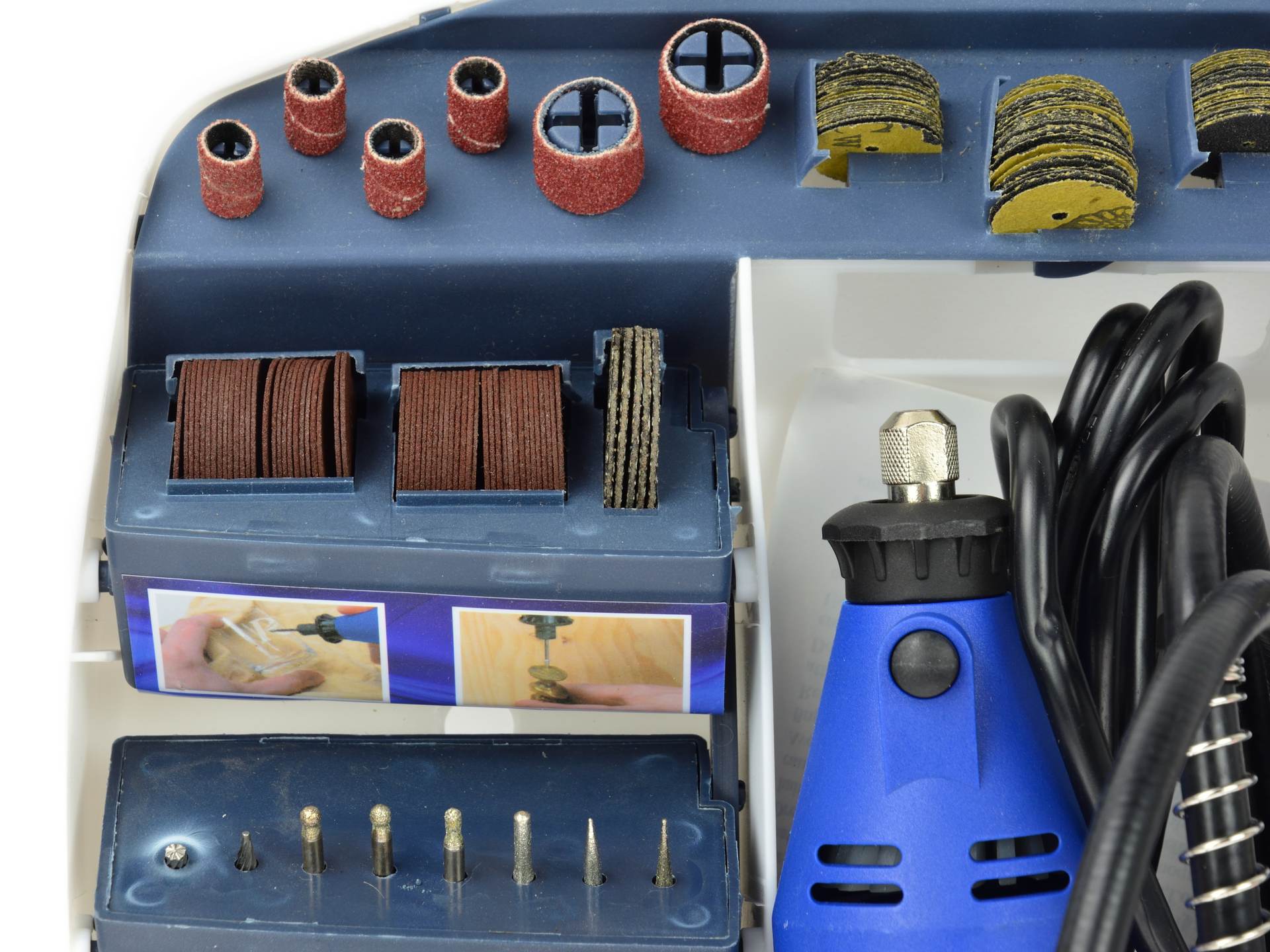 Mini brúska so sadou príslušenstva 300 kusov