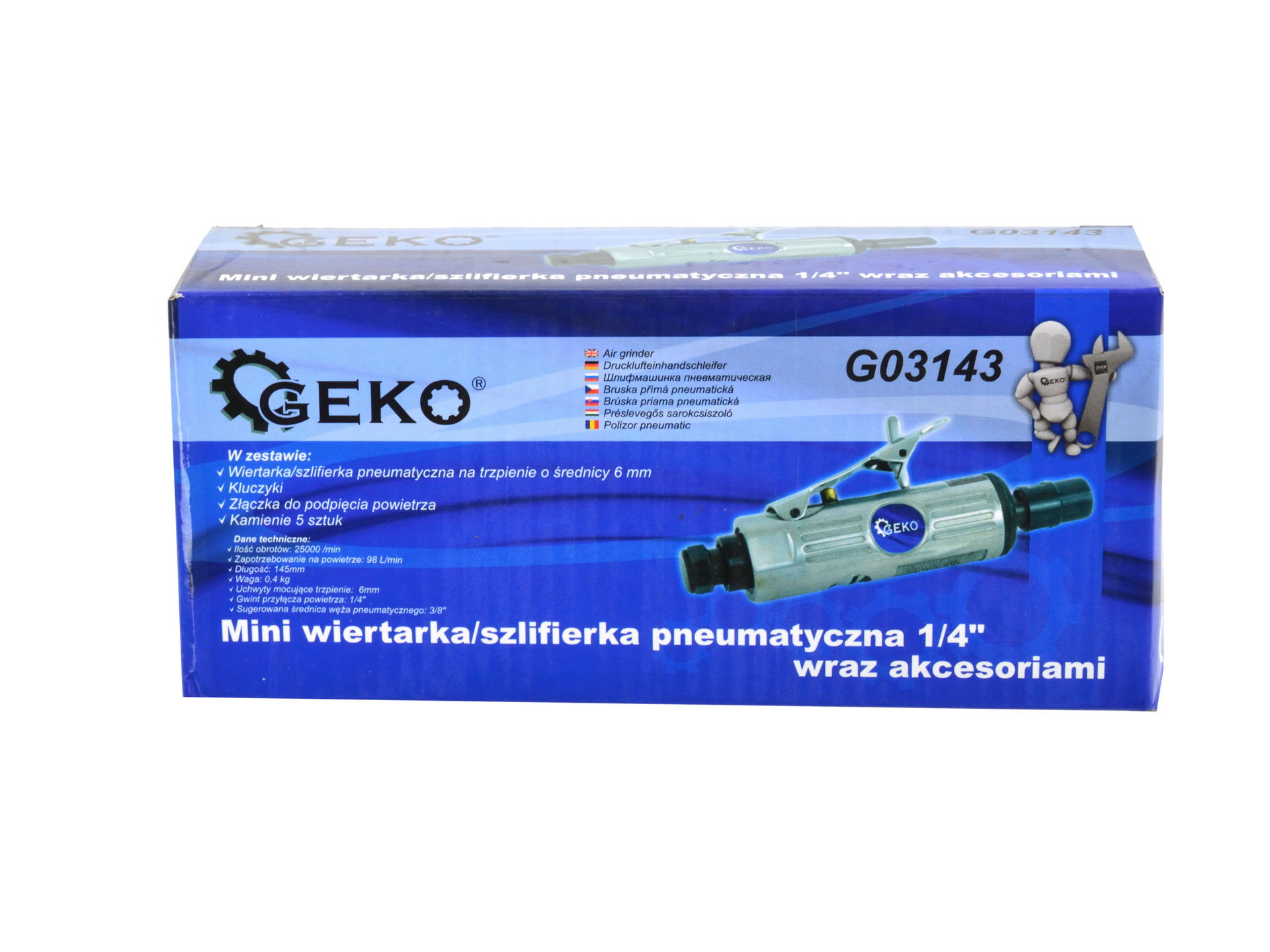 Súprava pneumatického biaxu s príslušenstvom