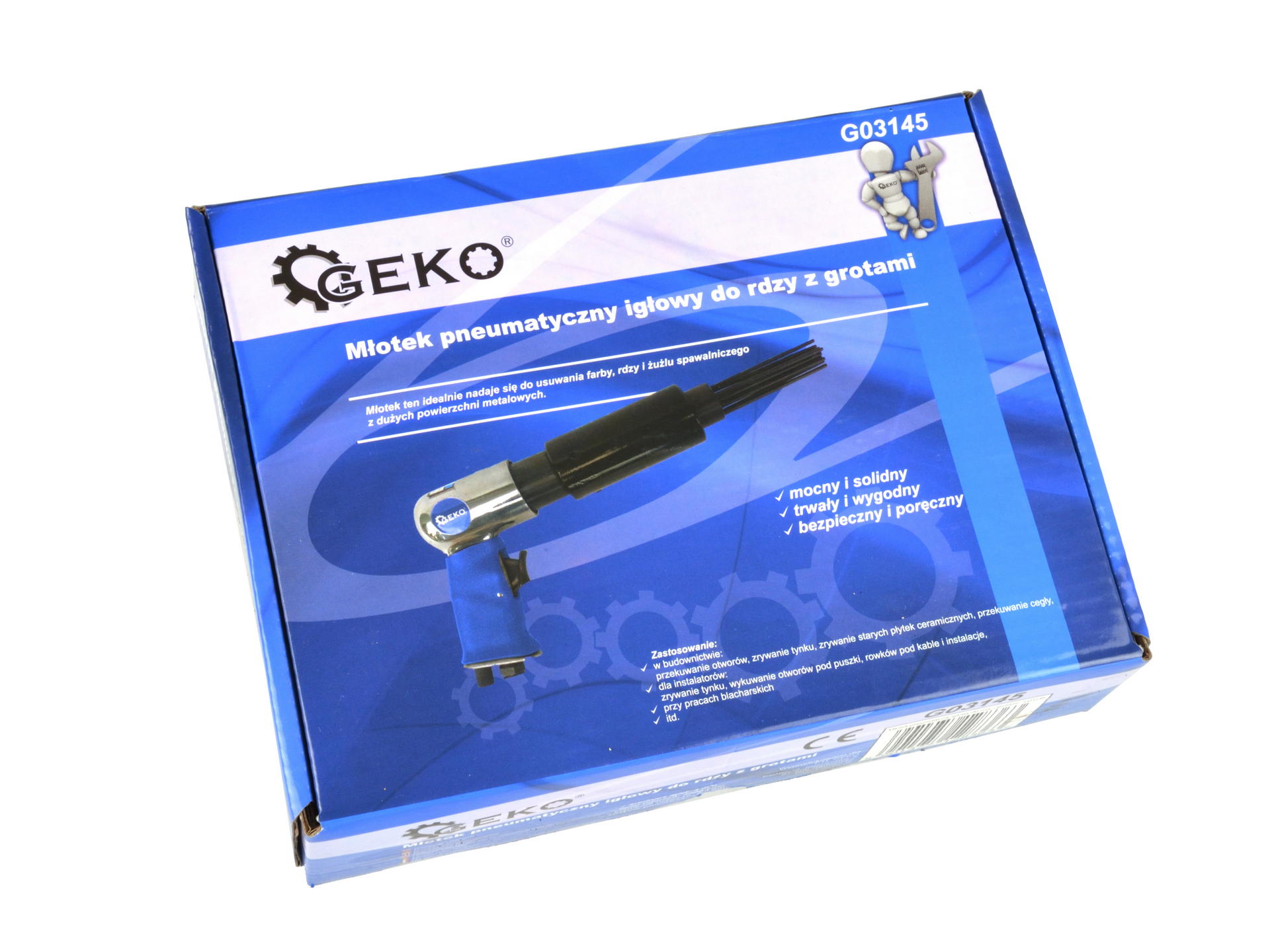 Sada sekáča a pneumatického ihlového orezávača 2 v 1