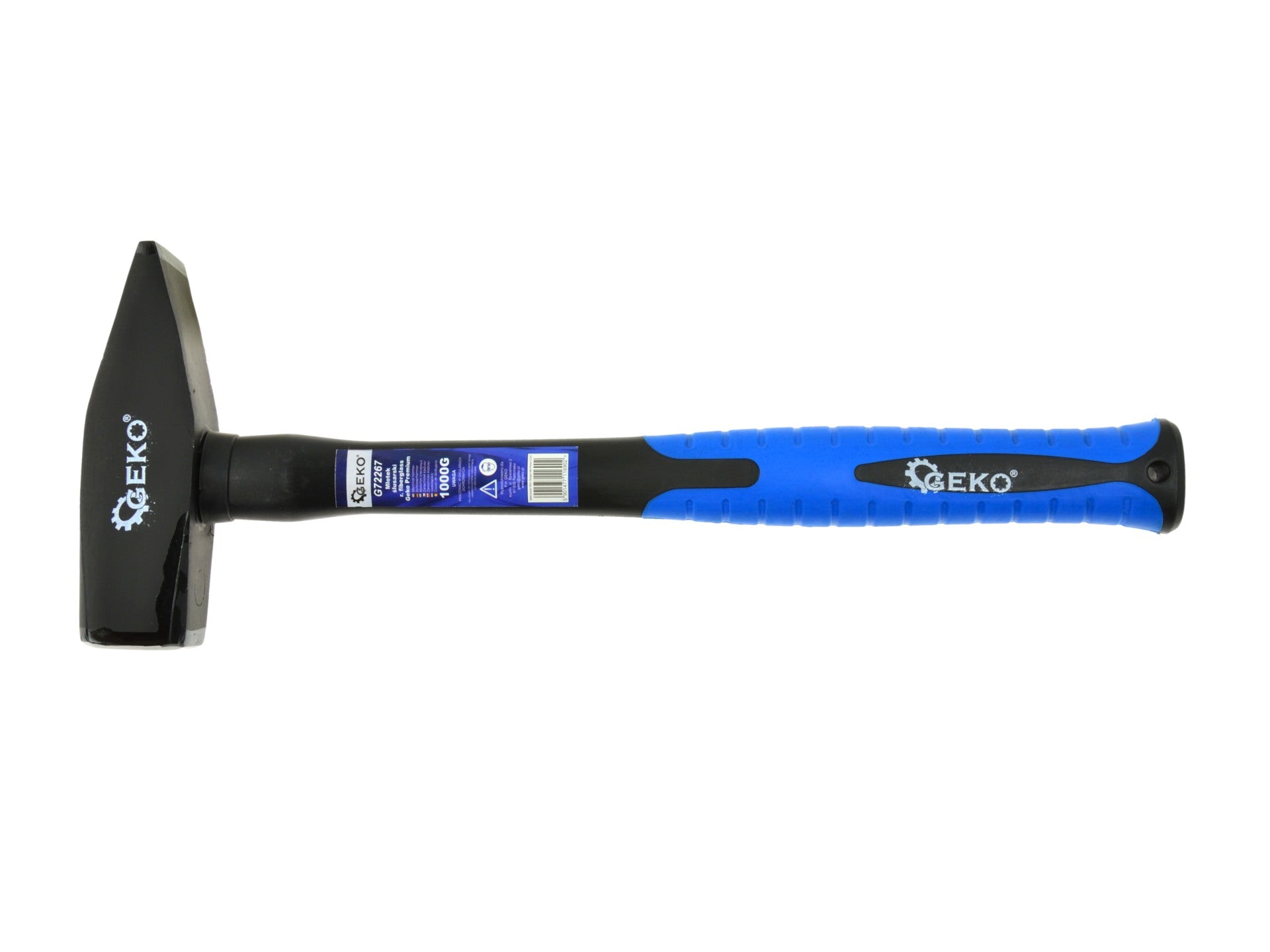 Kladivo s rukoväťou zo sklolaminátu 1000g Geko