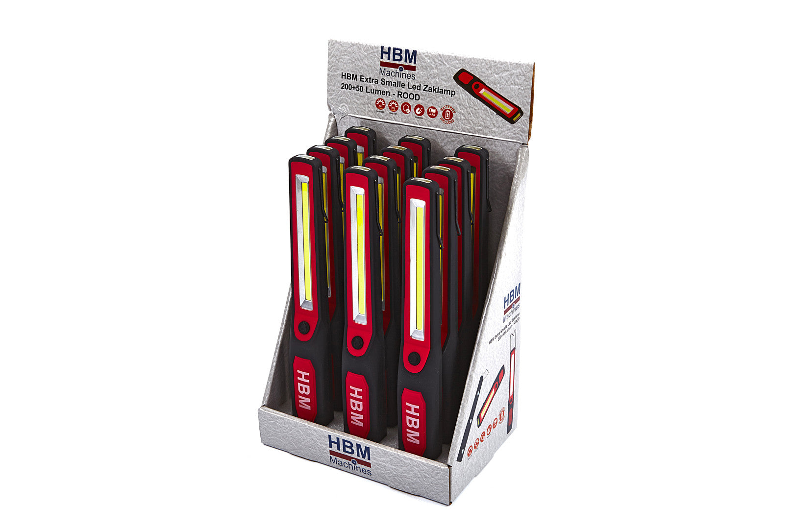 Montážna - dielenská pracovná lampa LED COB 250lm