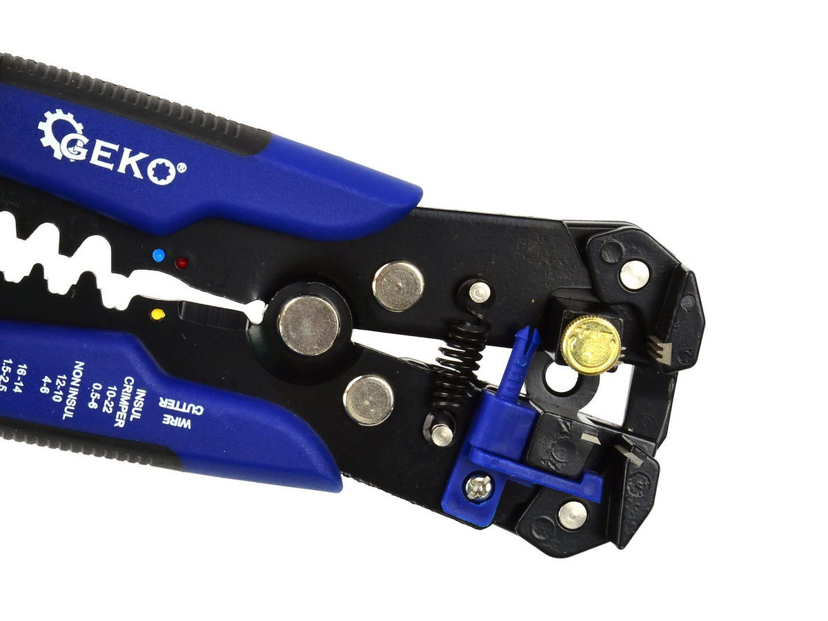 Multifunkčné automatické kliešte na odizolovanie a krimpovanie káblov 0,2 - 6mm2 Geko