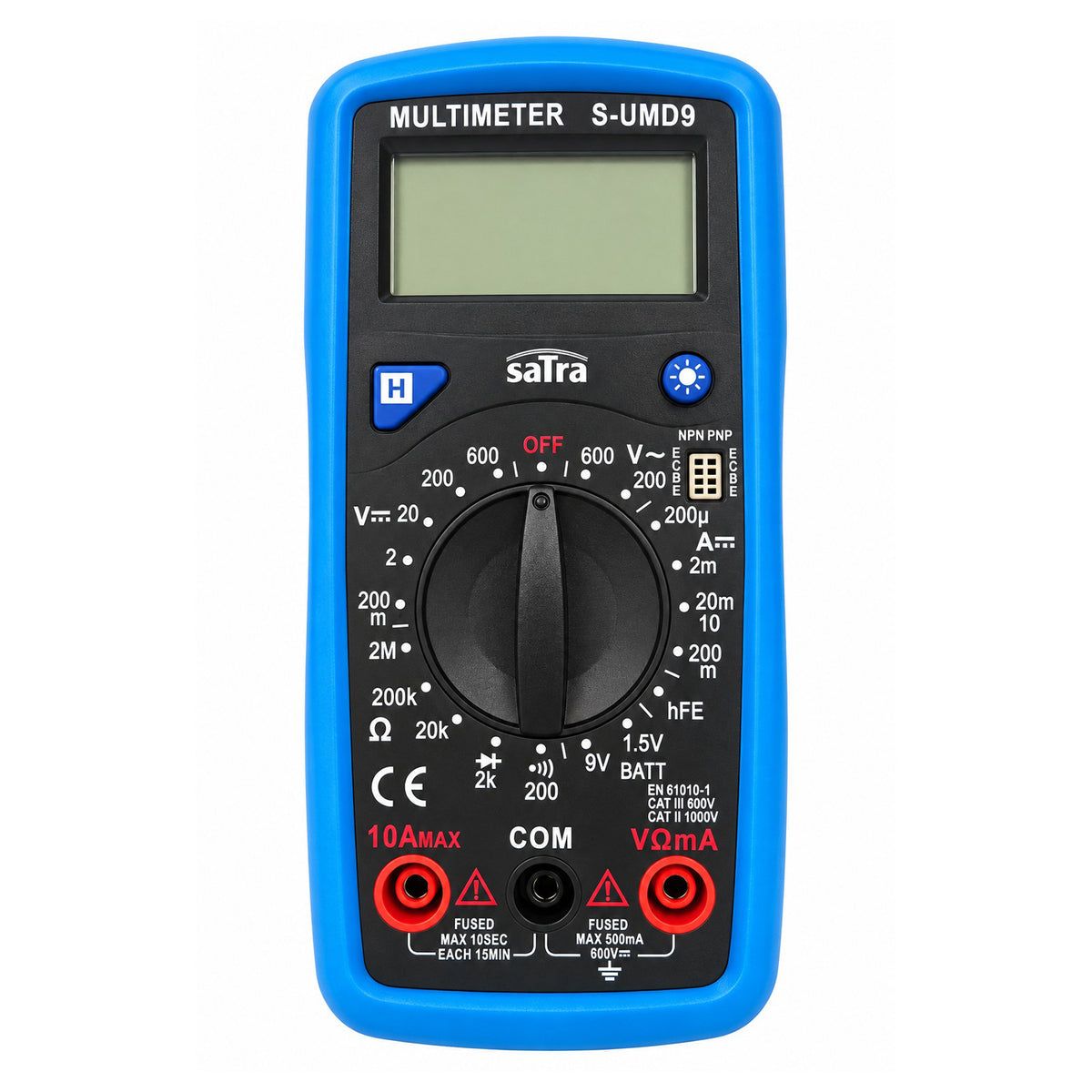 Digitálny multimeter Satra AC 200-750V DC 200mV - 200mA 200 μa - 200mA