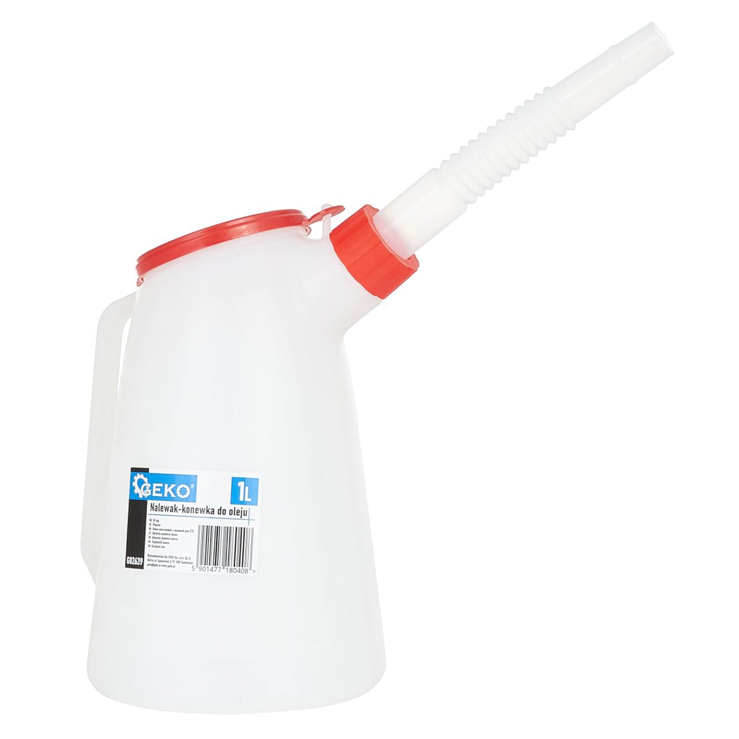 Plastový kanister - nádoba na olej a benzín 1l