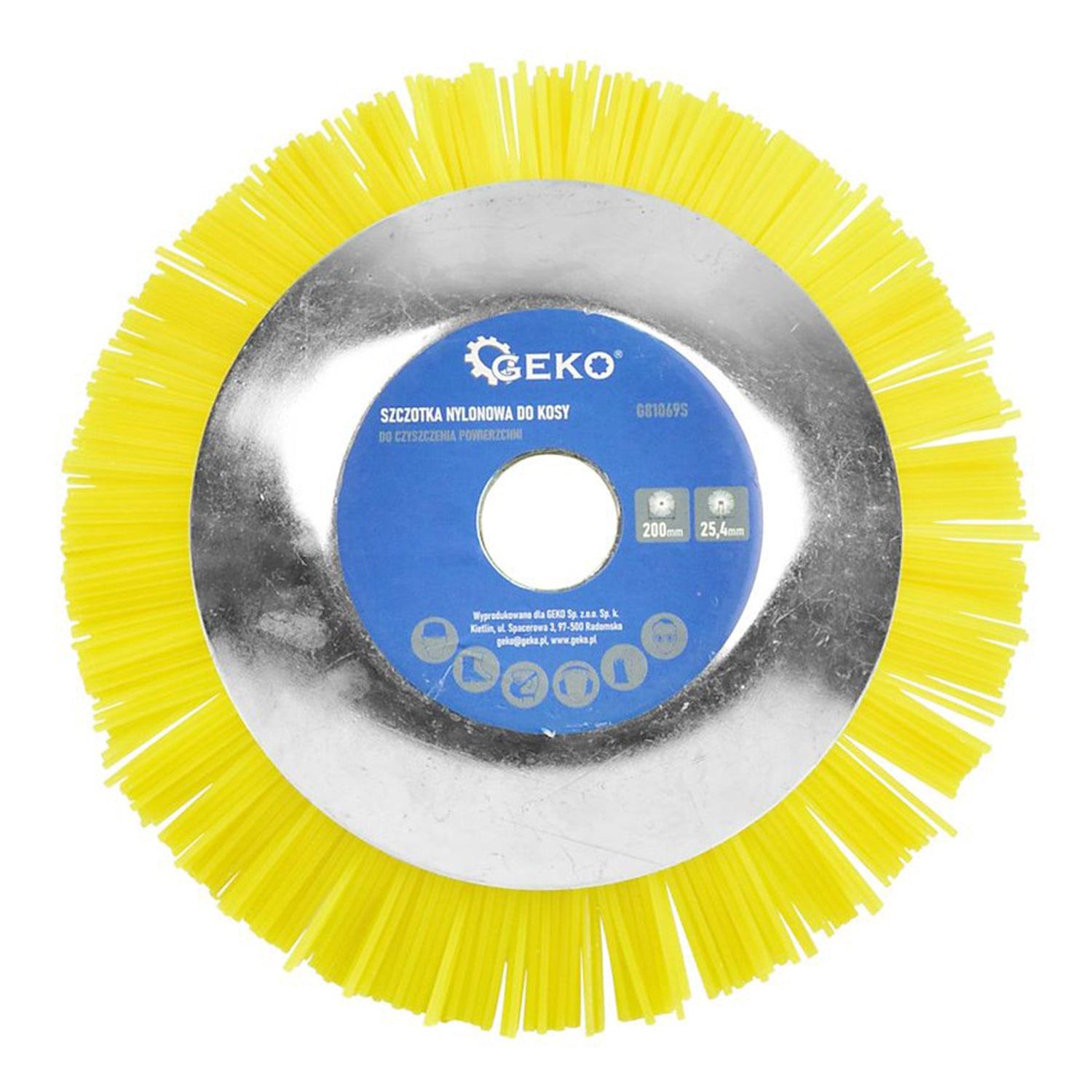 Nylonová kefa - kotúč pre krovinorez 200 x 25,4mm