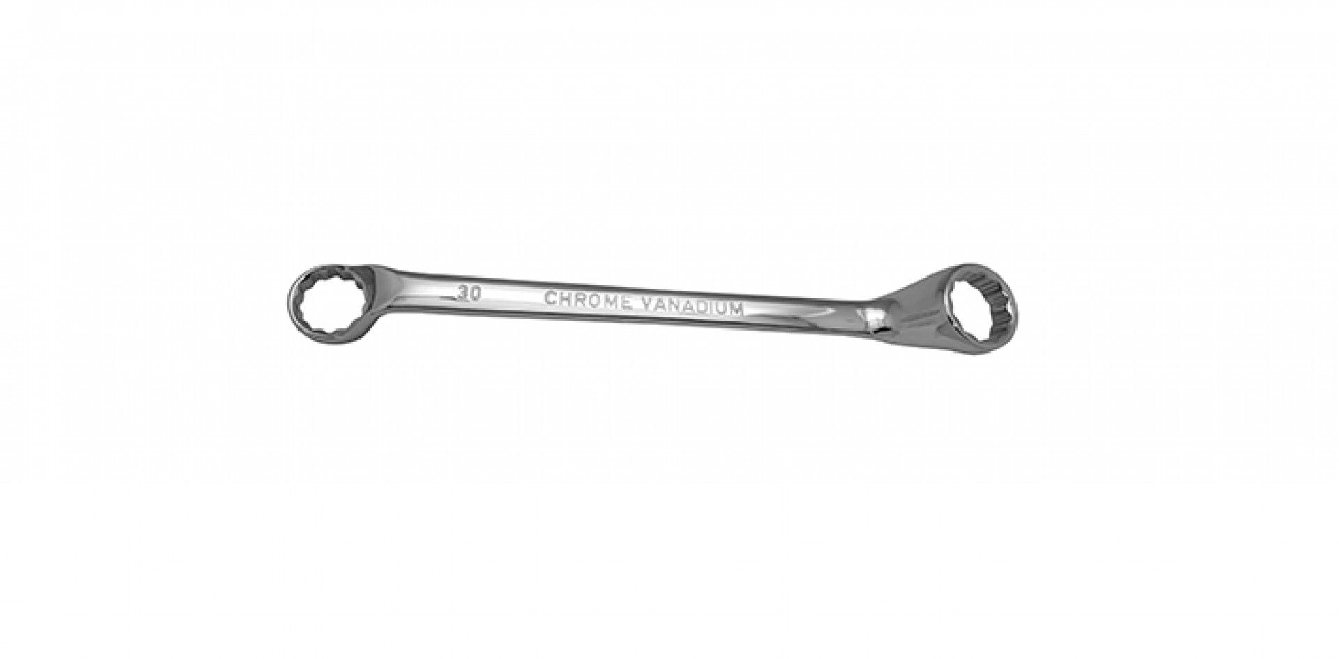 Obojstranný očkový kľúč ohnutý 18 x 19mm Kroftools