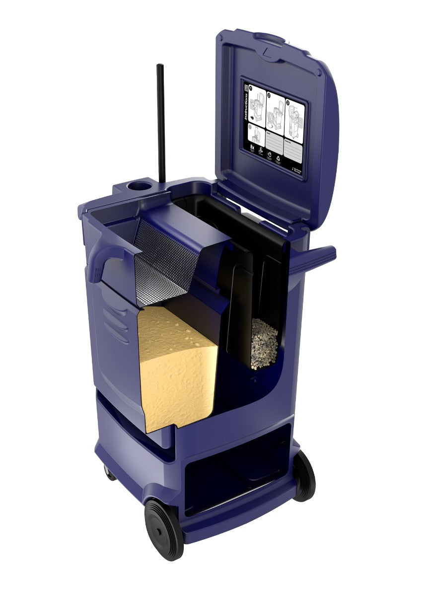 Mobilná súprava na absorpciu oleja