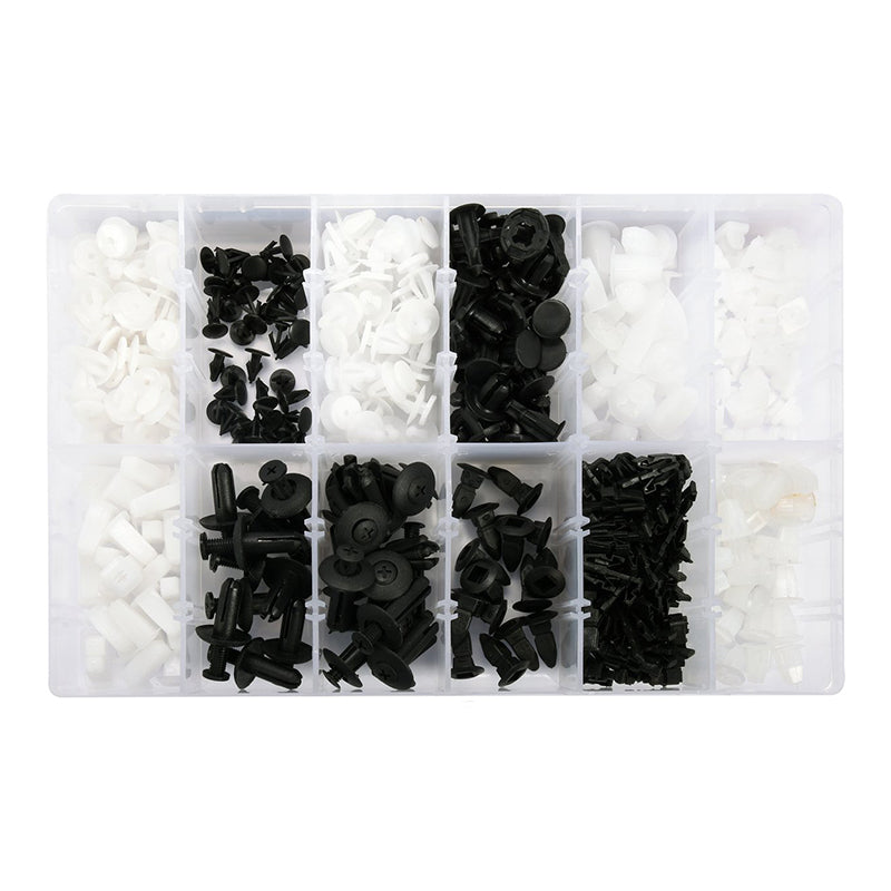 Sada plastových klipov a úchytiek pre mitsubishi 370 kusov