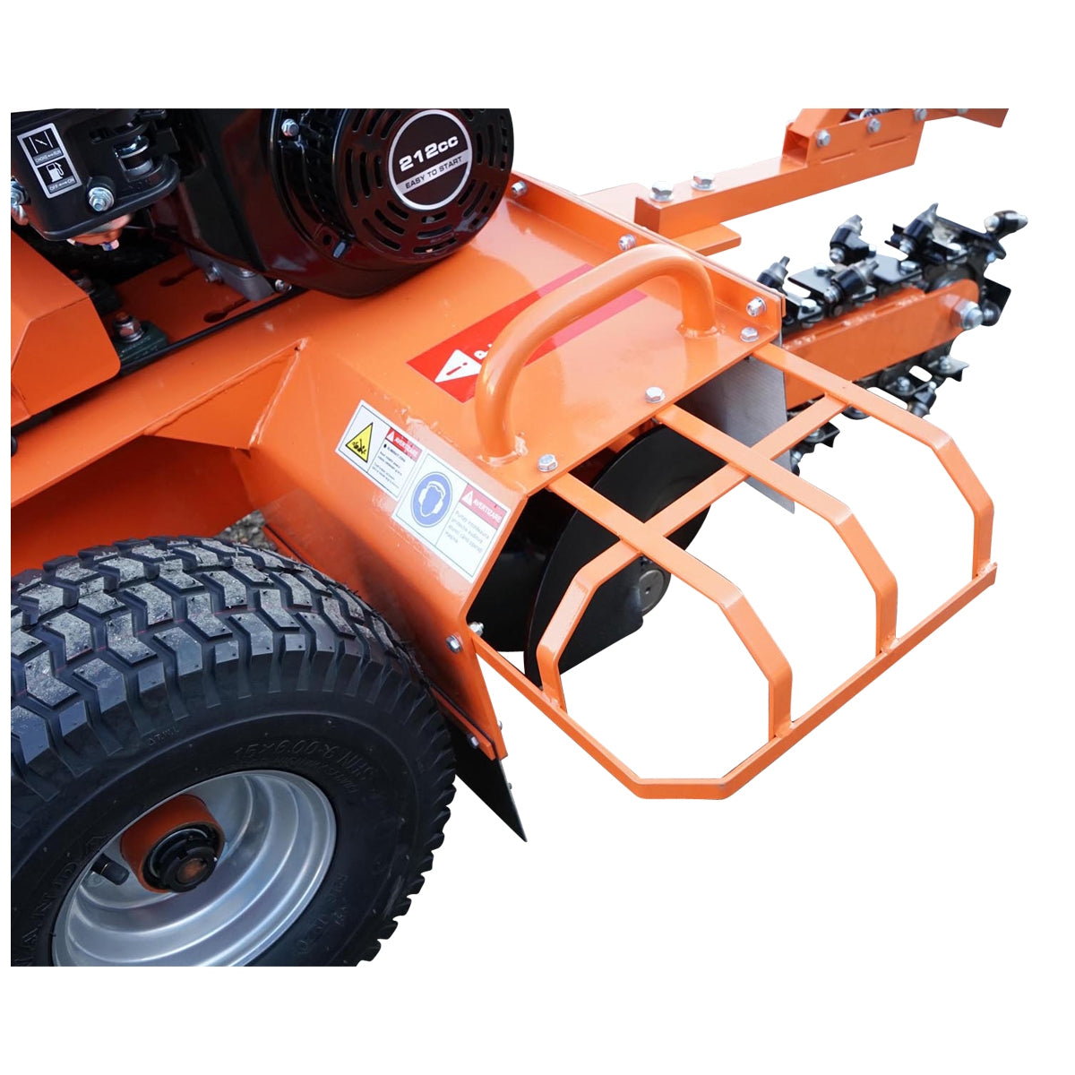Pôdna ryhovacia fréza 7HP, pracovná šírka 100mm, hĺbka 450mm Thor