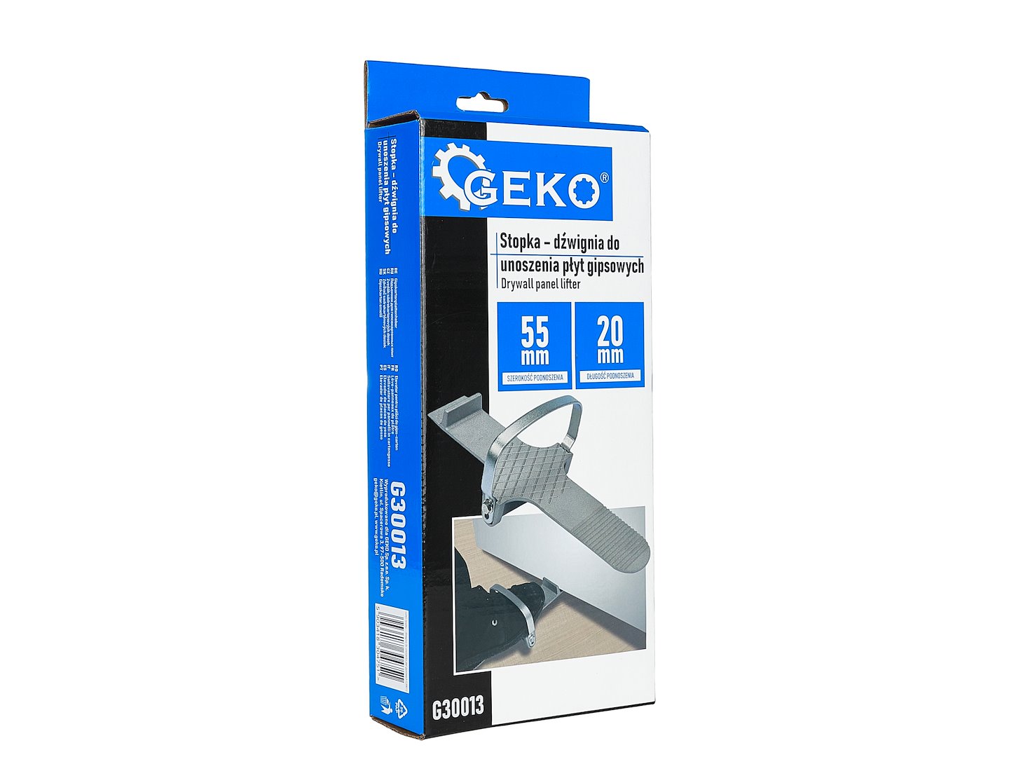 Pedál - zdvihák na dvere, okná, nábytok a sadrokartón 300mm, Geko