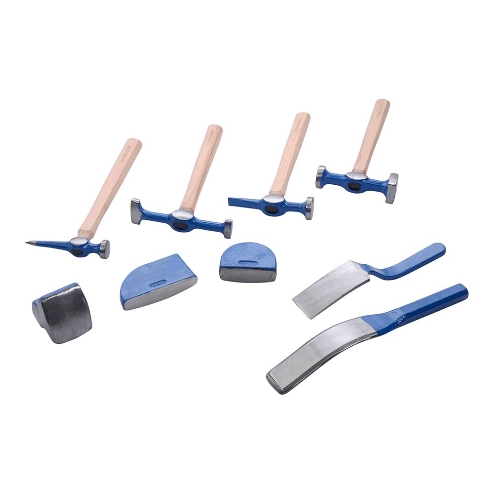 Sada karosárskych klampiarskych kladív 9ks