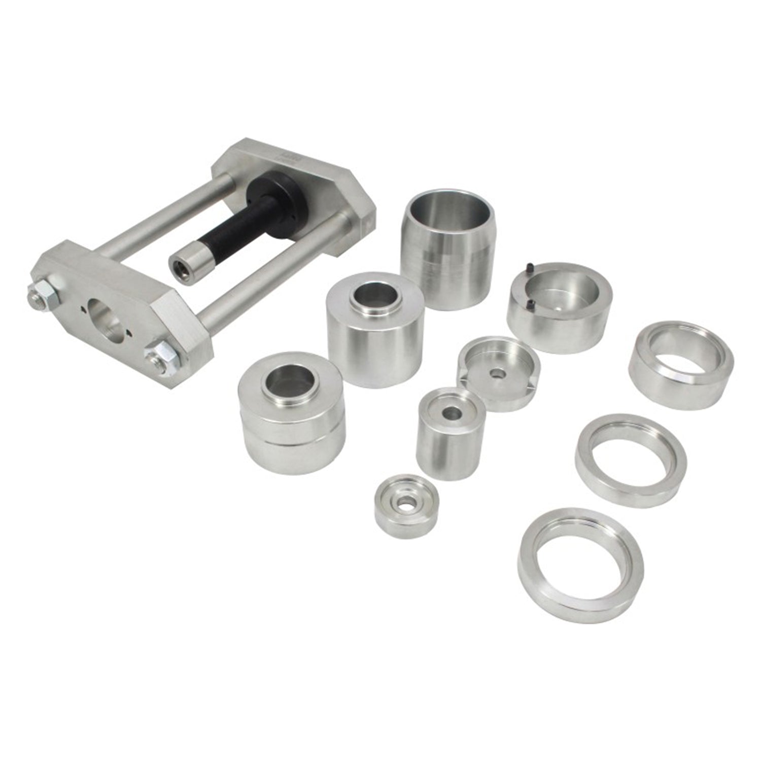 Hydraulický lis/sťahovák puzdier a závesov s adaptérmi pre mercedes sprinter vw lt vw t4 renault master opel movano nissan interstar