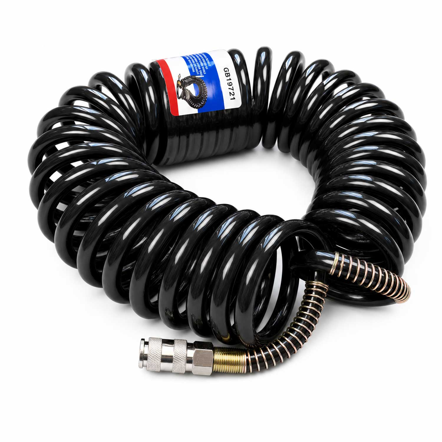 Špirálová pneumatická hadica na stlačený vzduch 12x8mm, 9m, Gebo Tools