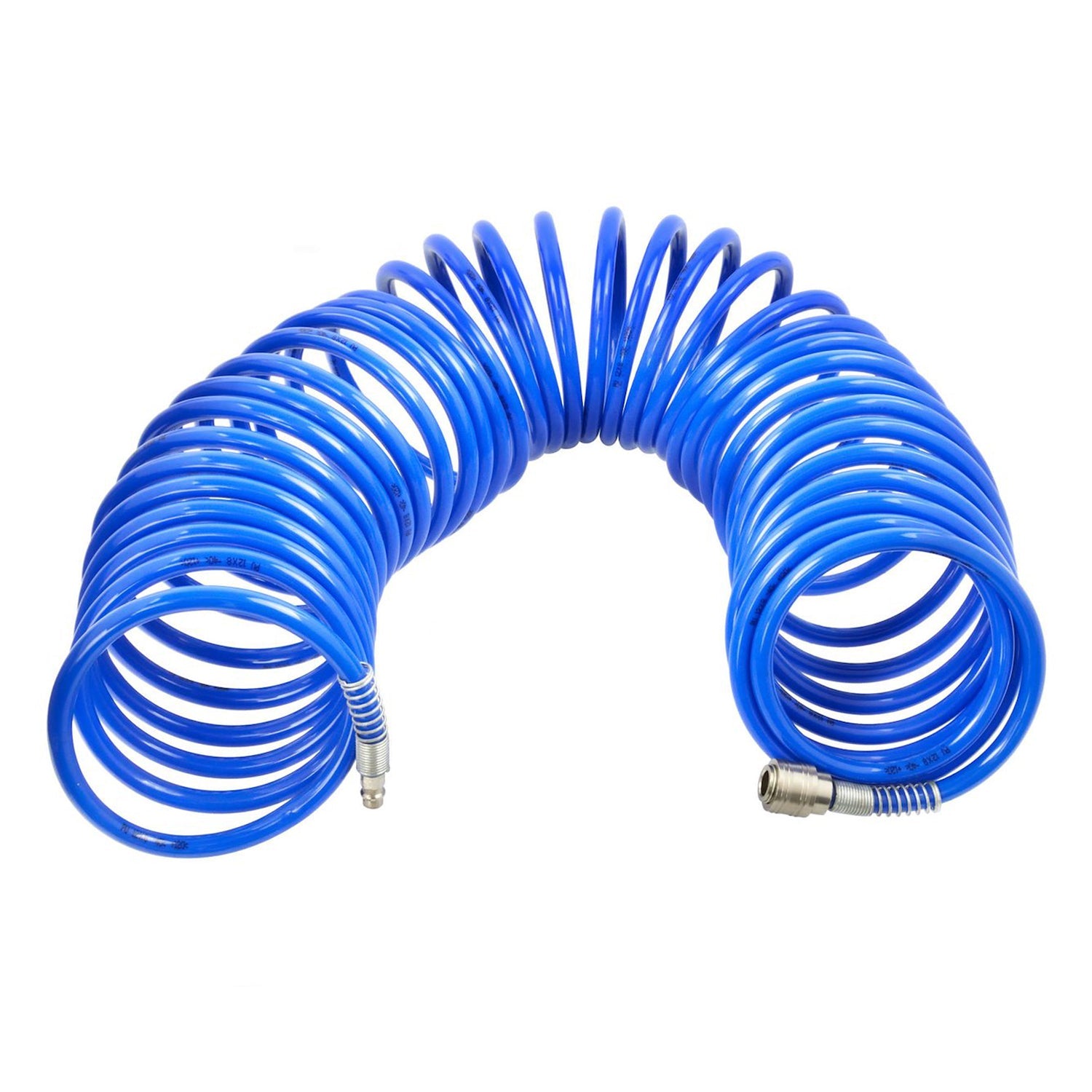 Špirálová pneumatická hadica na stlačený vzduch 20m, priemer 8 x 12mm, s rýchlospojkami