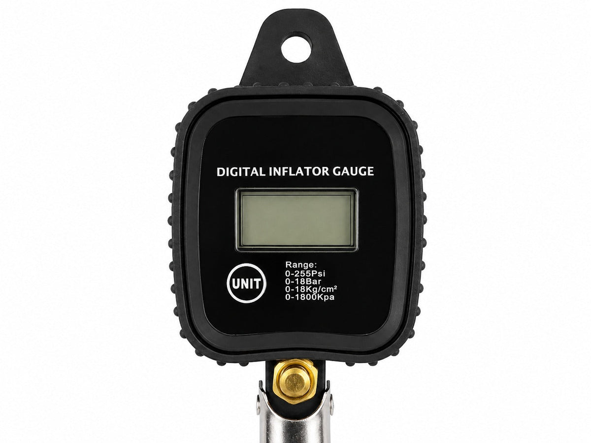 Pištoľ na hustenie pneumatík s digitálnym manometrom 0 - 255 PSI, Gebo Tools